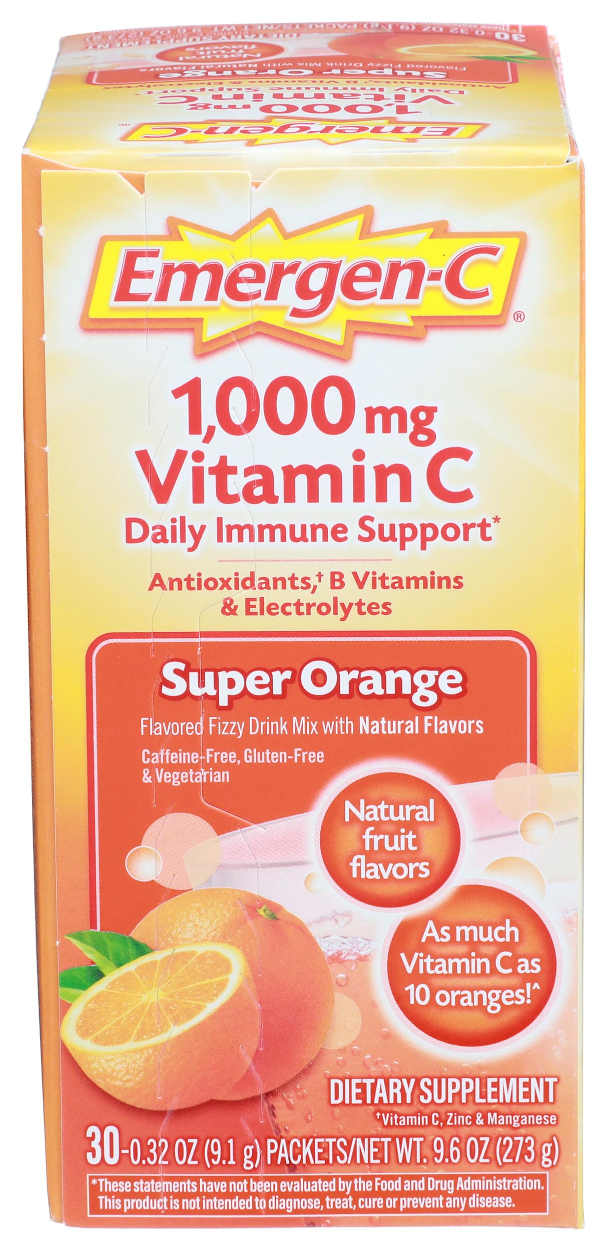 Emergen-C Super Orange Capsule 9.6 oz