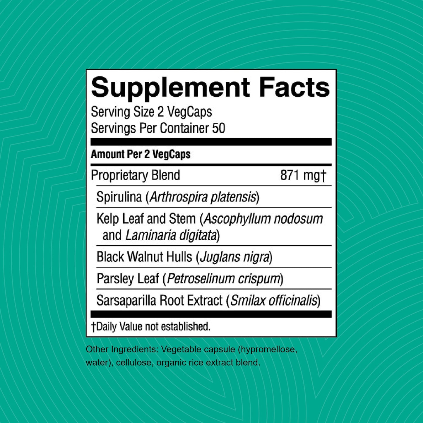Nature's Sunshine Thyroid Activator Capsules 100 Count