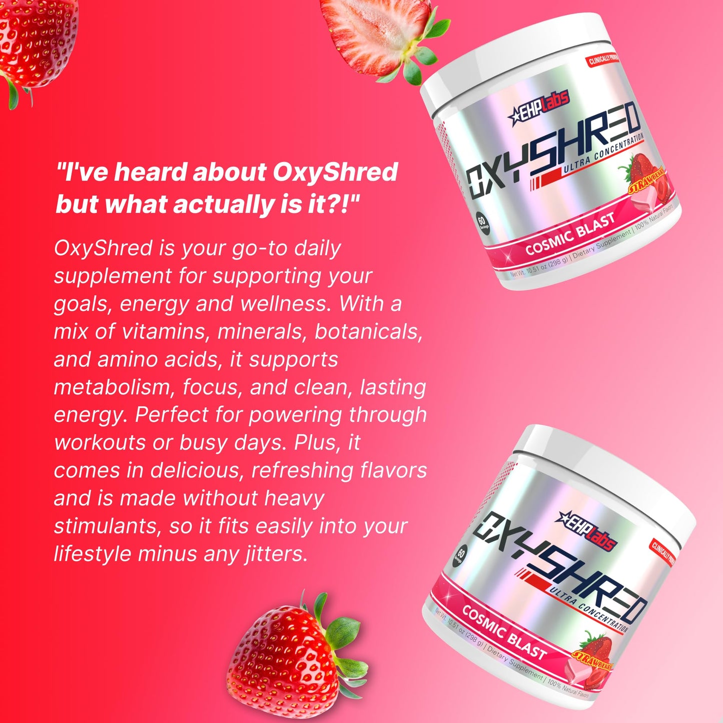 EHP Labs OxyShred Pre Workout Powder 9.5 Ounce
