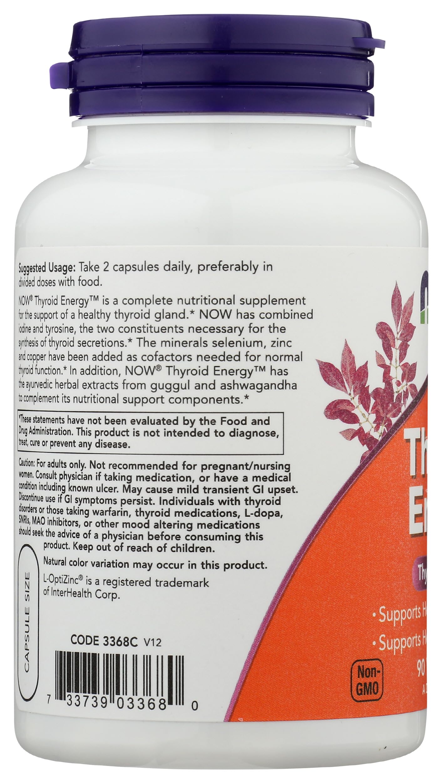 NOW Foods Thyroid Energy Capsule 90 Capsules