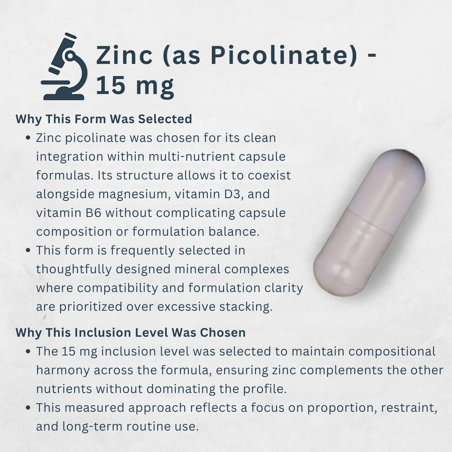 Venasolla Magnesium Glycinate Complex 4-in-1 Chelated Magnesium Bisglycinate (150 mg Elemental) with Zinc Picolinate, Vitamin D3 & B6 Capsules 120