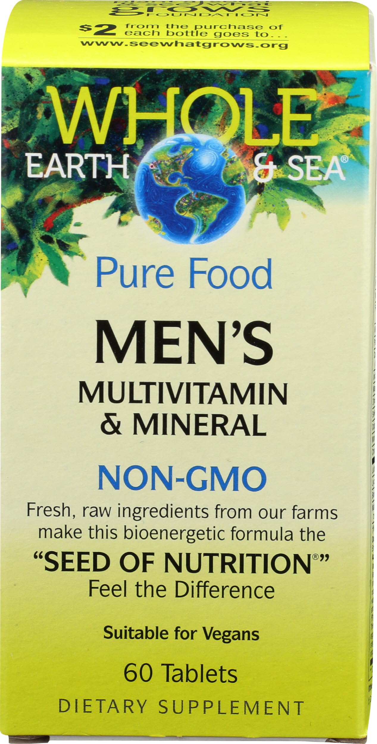Natural Factors Men's Multivitamin & Mineral Tablets, 60 Count