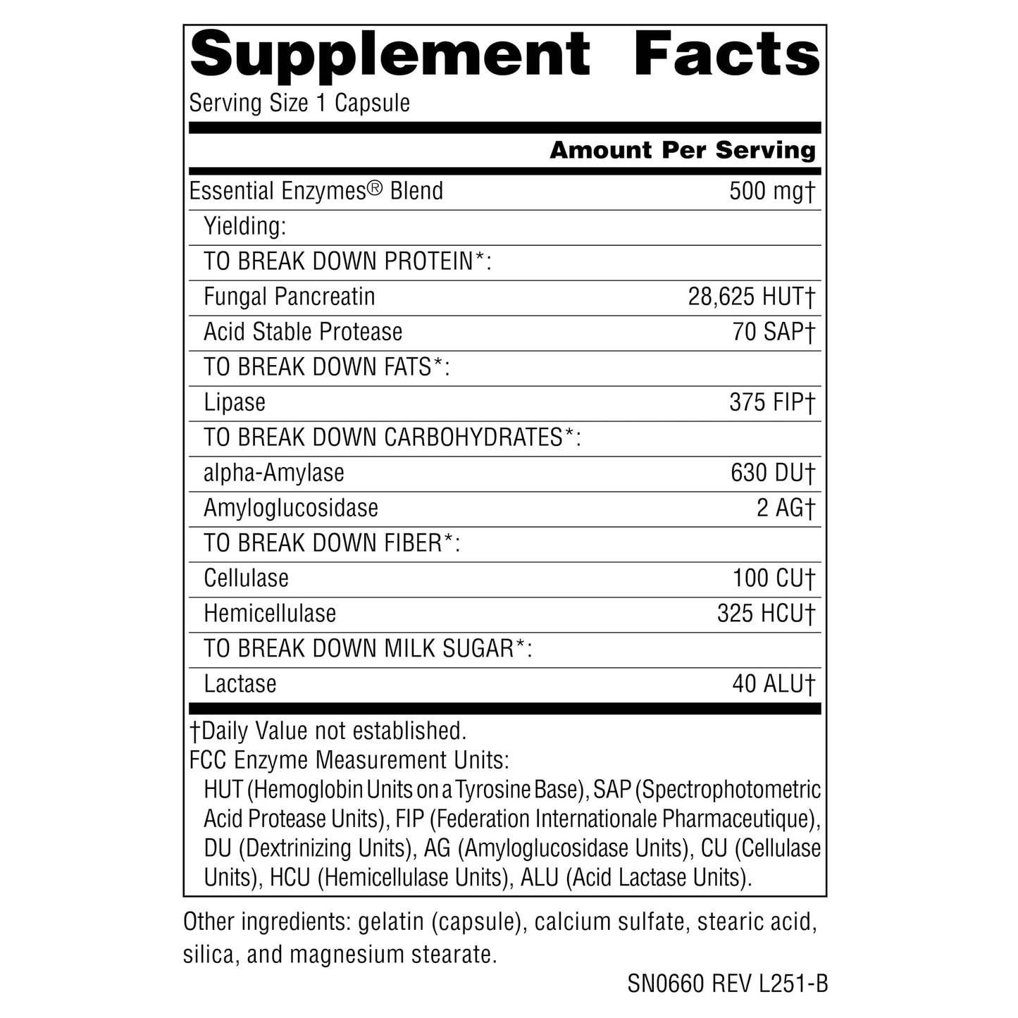 Source Naturals Daily Essential Enzymes 500 mg Capsules, 120 Count