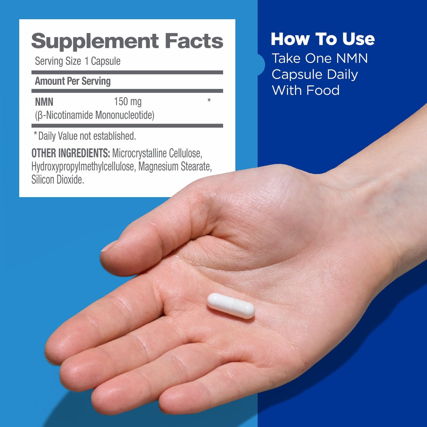 GNC Preventive Nutrition NMN 150 mg Capsule, 60 Capsules
