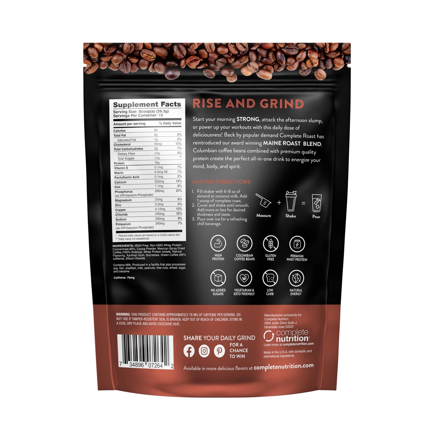 Complete Nutrition Complete Roast Powder 44.09 Ounce