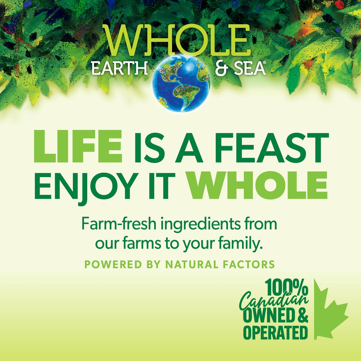 Natural Factors Whole Earth & Sea Men's Multivitamin & Mineral Tablets 120