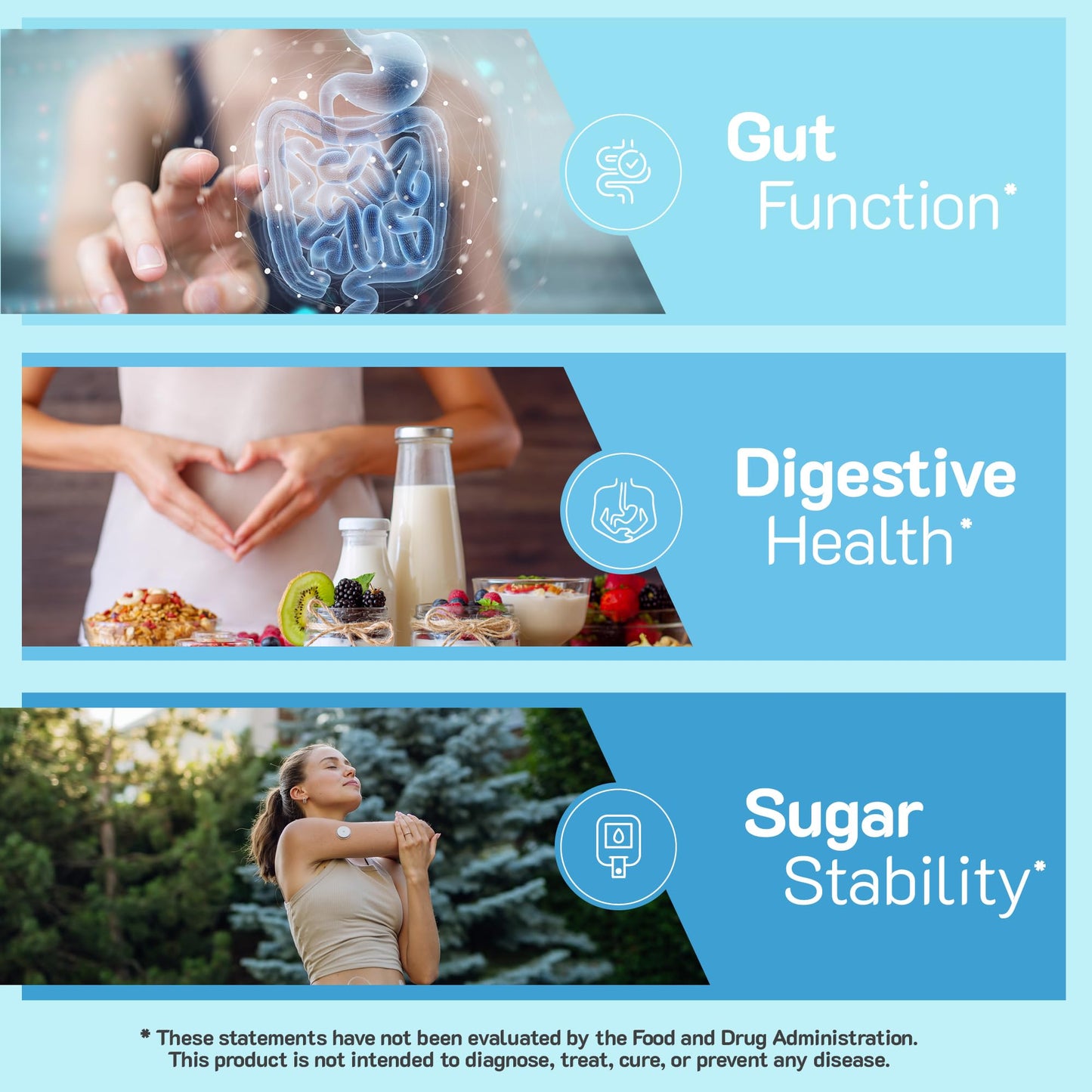 YUM-V'S Sugar Free Prebiotic Fiber Gummies for Adults and Kids Berry Flavor, 120 Gummies