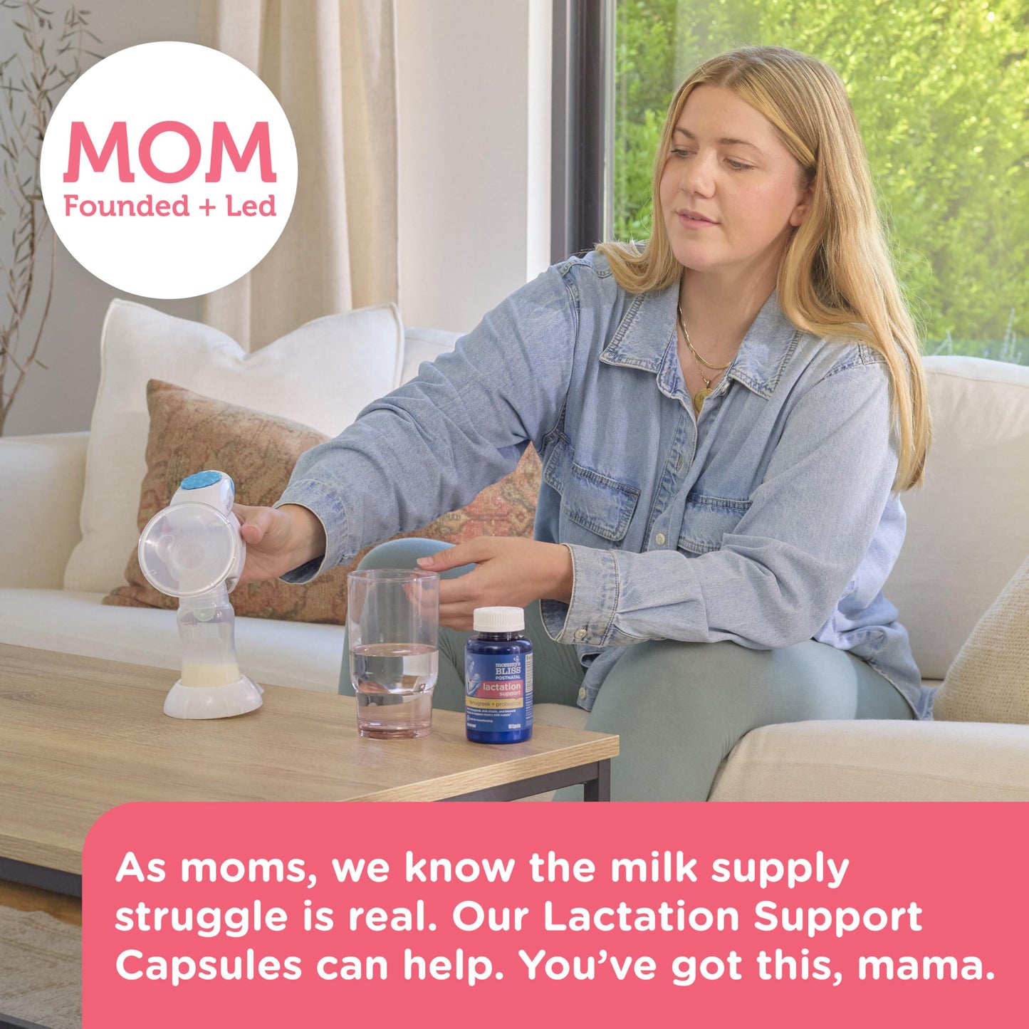 Mommy's Bliss Postnatal Lactation Support Supplement with Probiotics Capsule 60 Count
