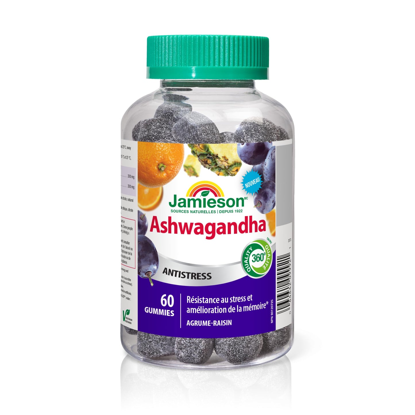 Jamieson Laboratories Ashwagandha Gummy 60 Count