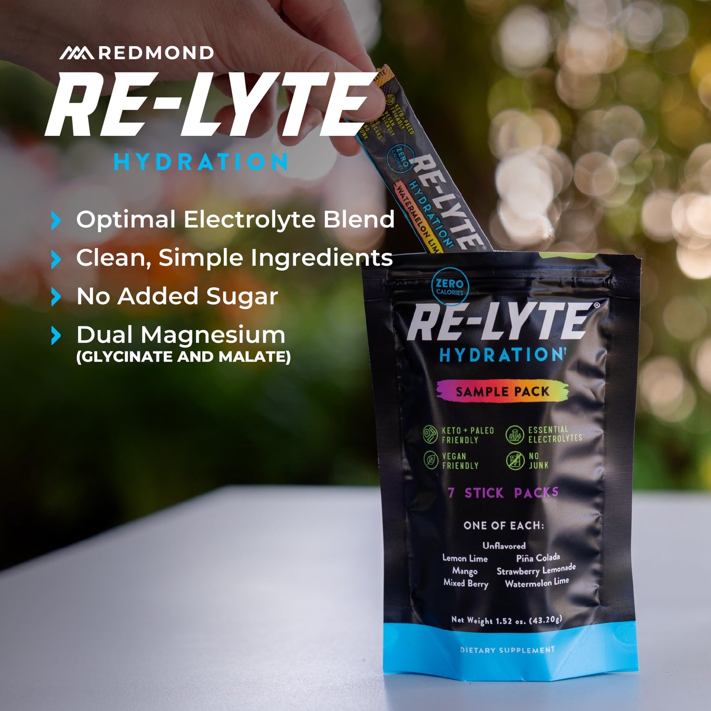 REDMOND Re-Lyte Electrolyte Powder, 7 Packets