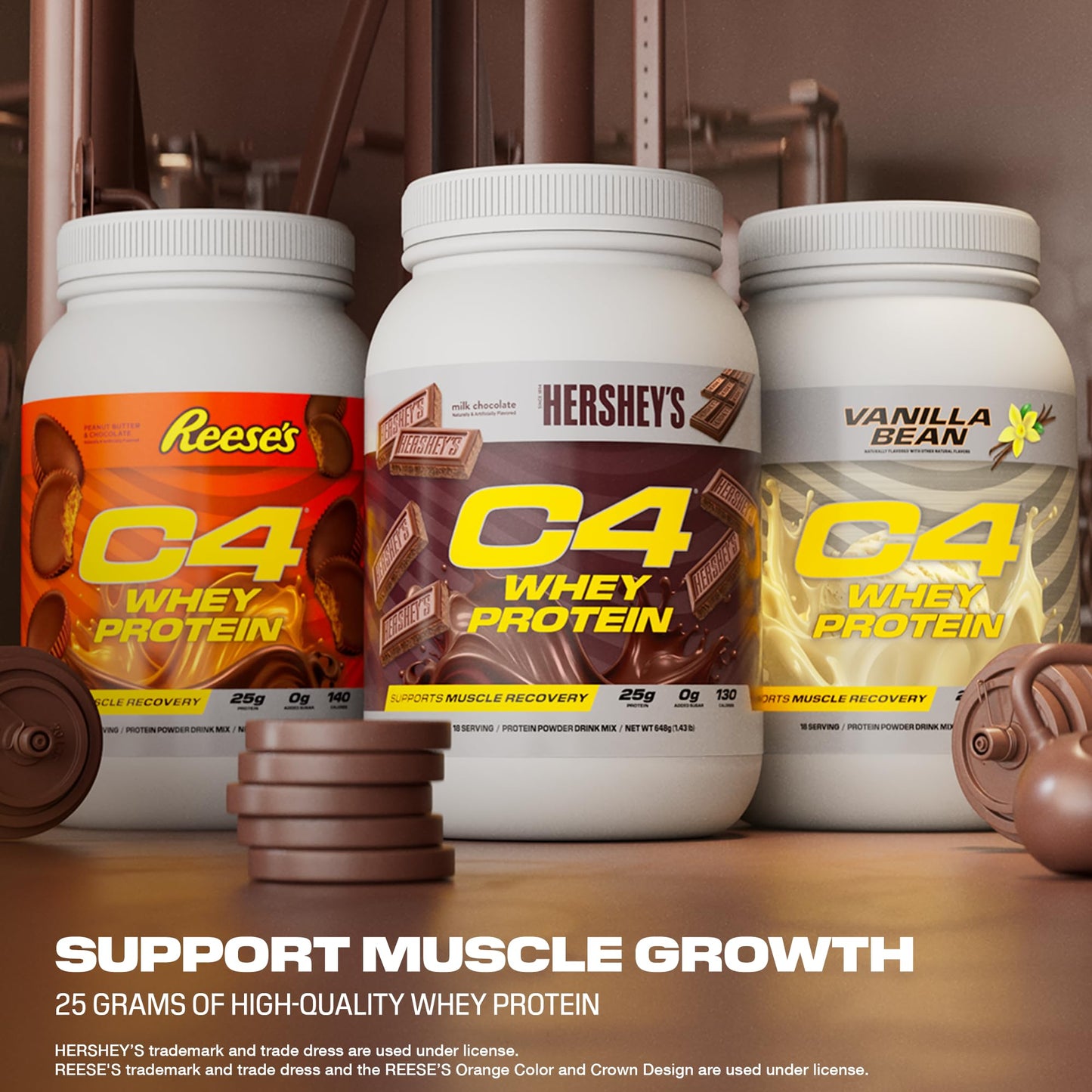 C4 Whey Protein Powder, 34.1 Servings