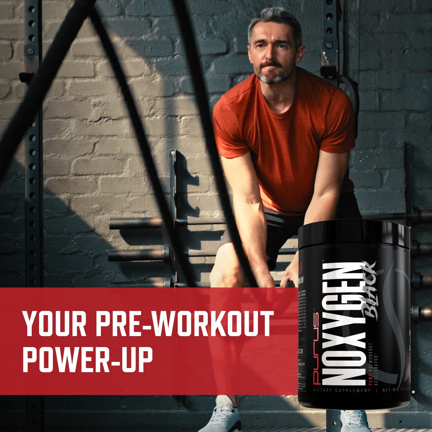 Purus Labs NOXygen Black Powder Pre-Workout Accelerator 11.3 Ounces