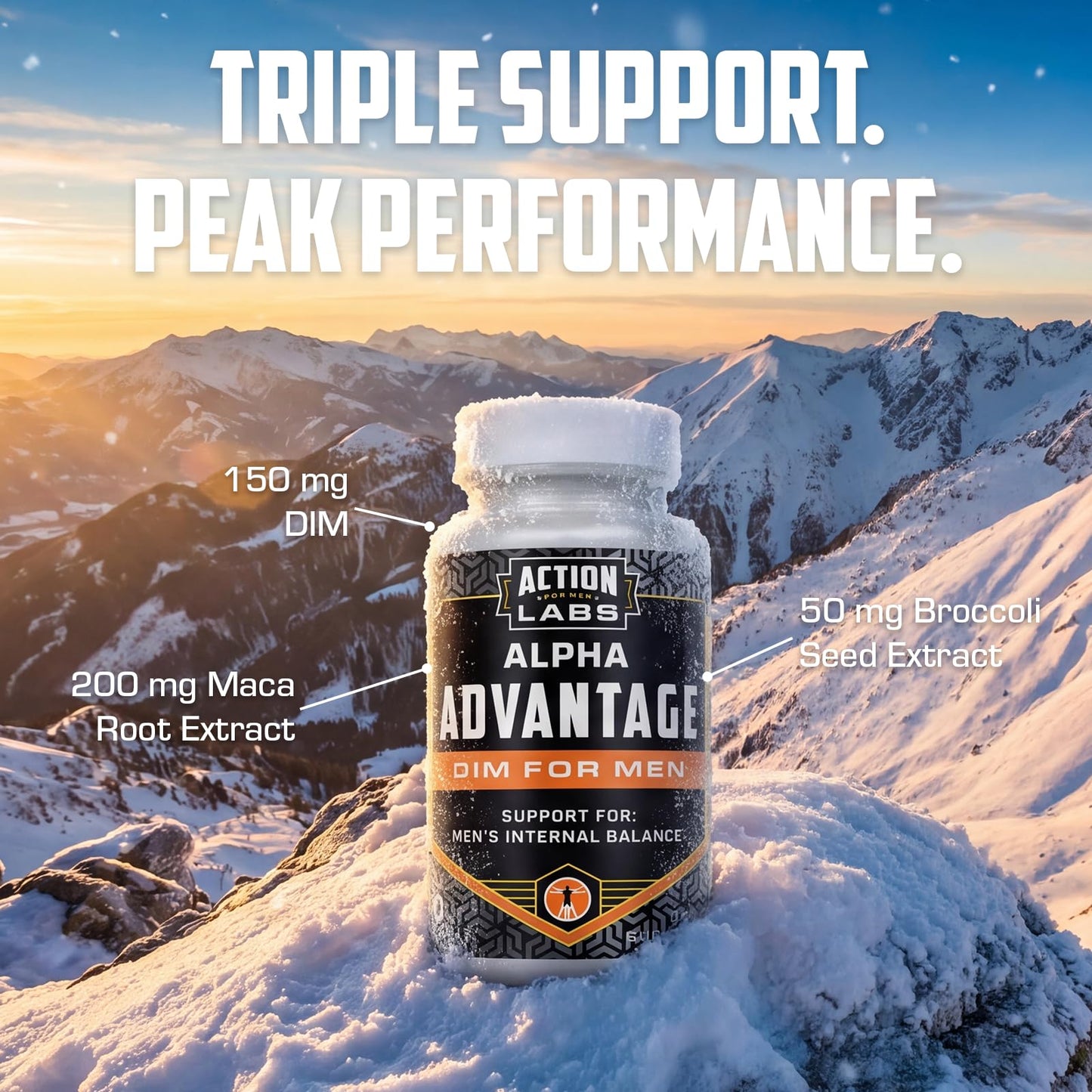 Action Labs DIM for Men Alpha Advantage Powder 1