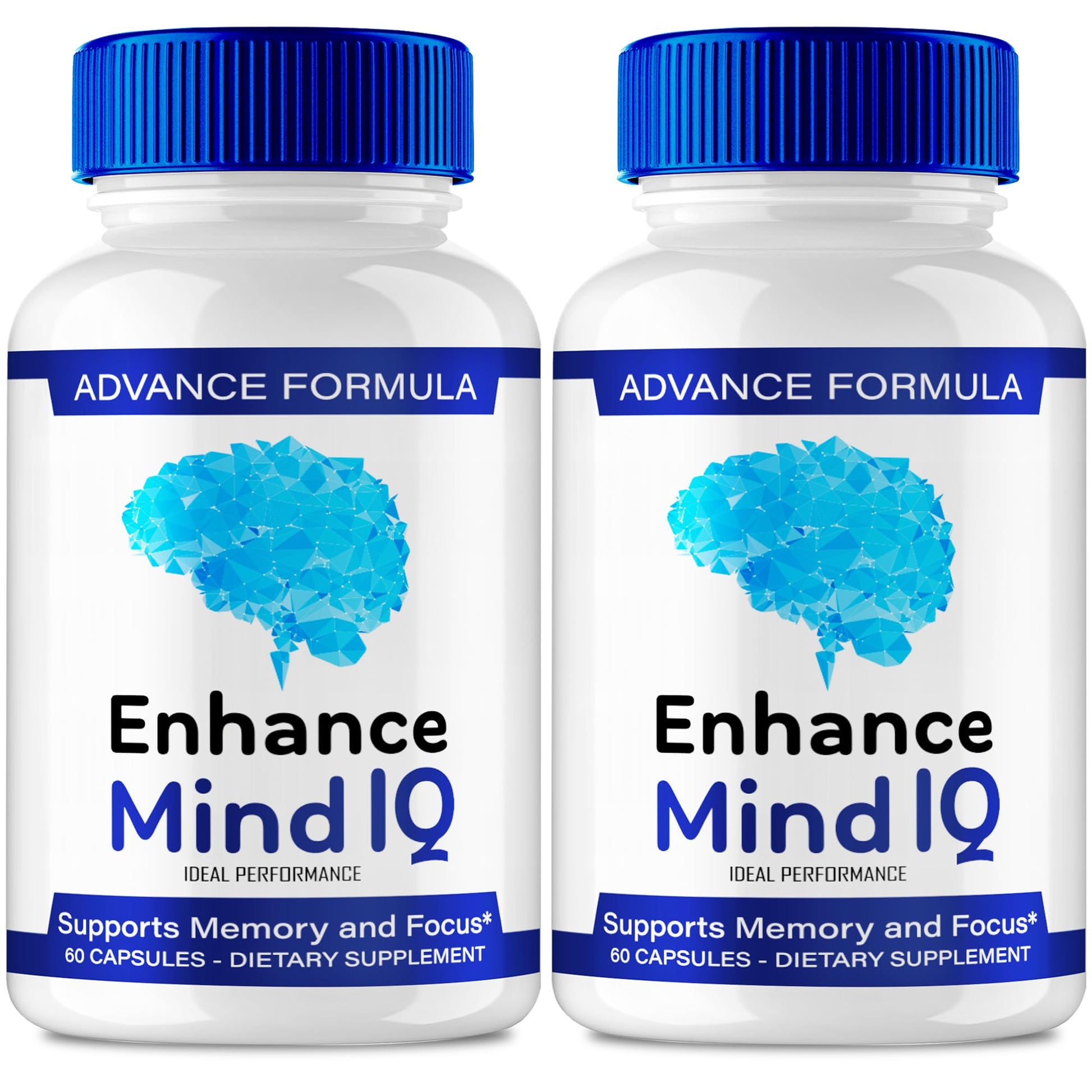 IDEAL PERFORMANCE Enhance Mind IQ Capsules, 120 Count