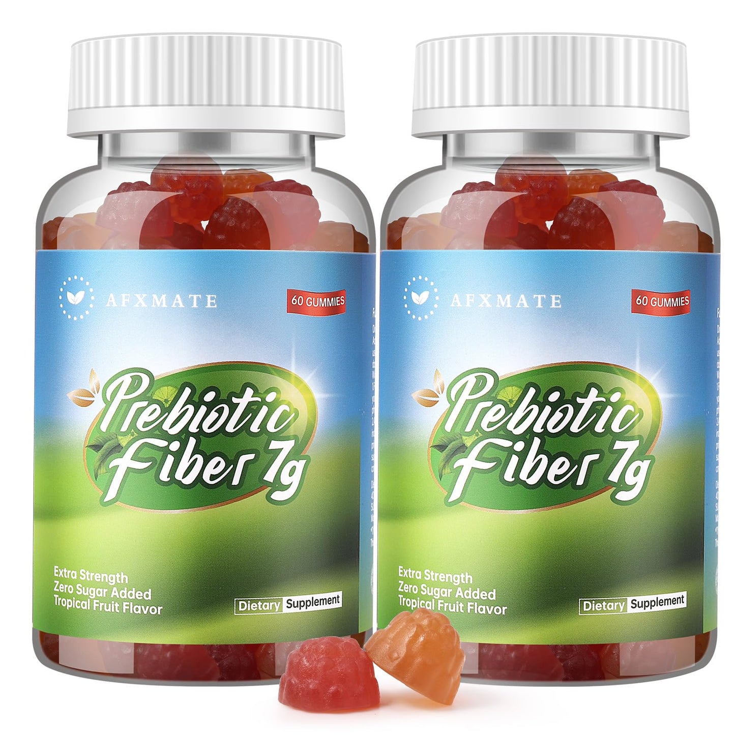 AFXMATE Fiber Supplement Gummies, 120 Count