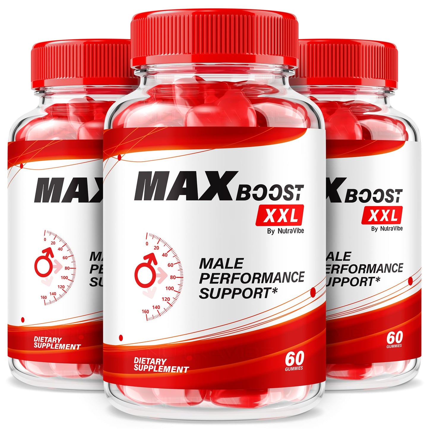 NutraVibe Max Boost XXL 180 Gummies