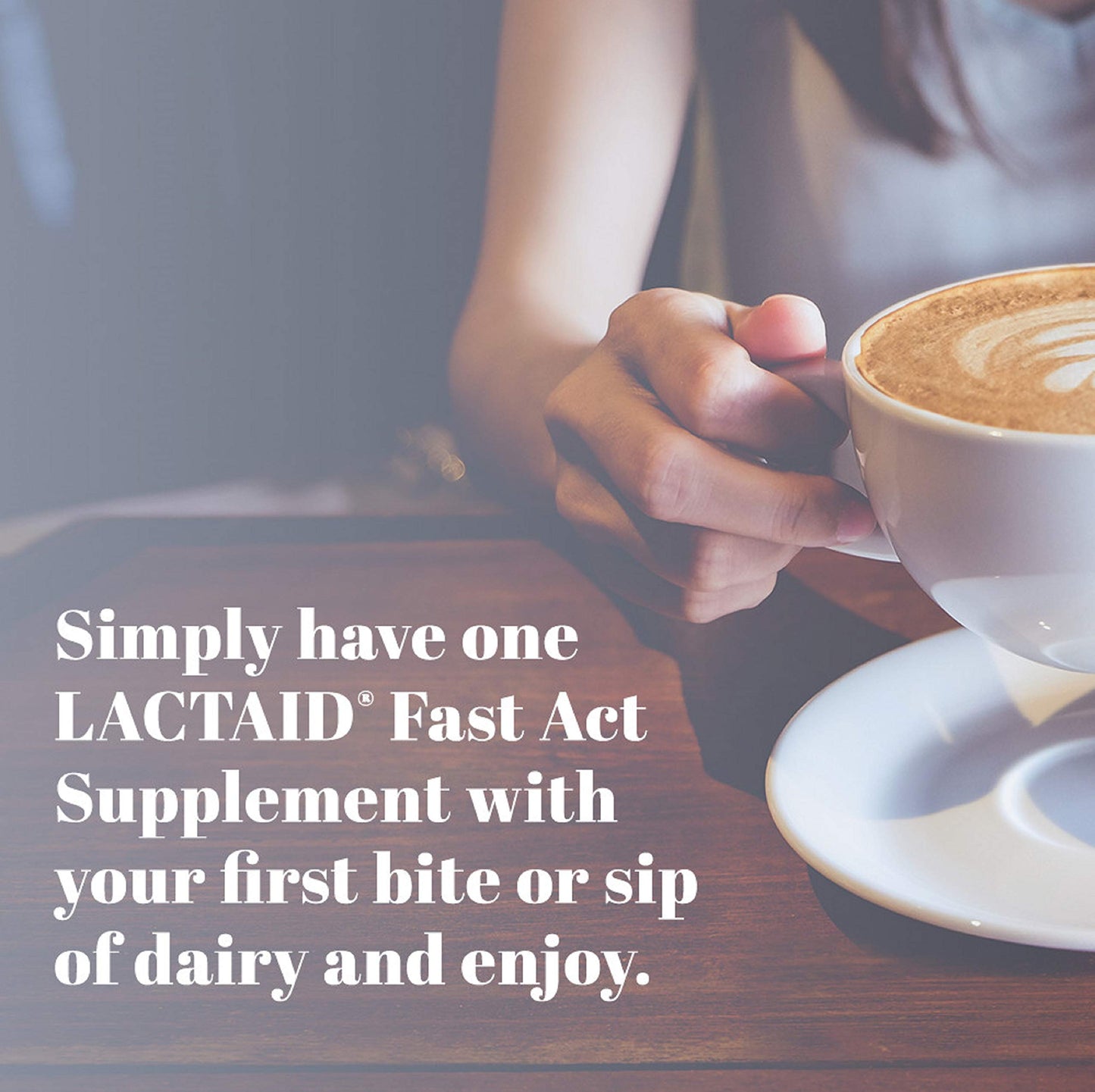 Lactaid Fast Act Lactose Intolerance with Lactase Enzymes Vanilla Twist Tablets, 32 Count