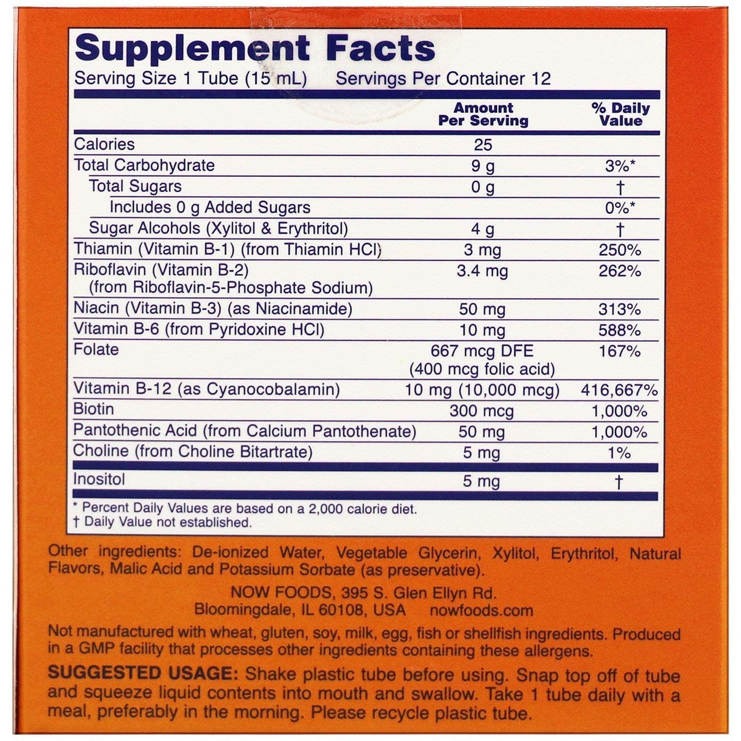 NOW Foods Vitamin B-12 10,000 mcg Capsule, 1 Count