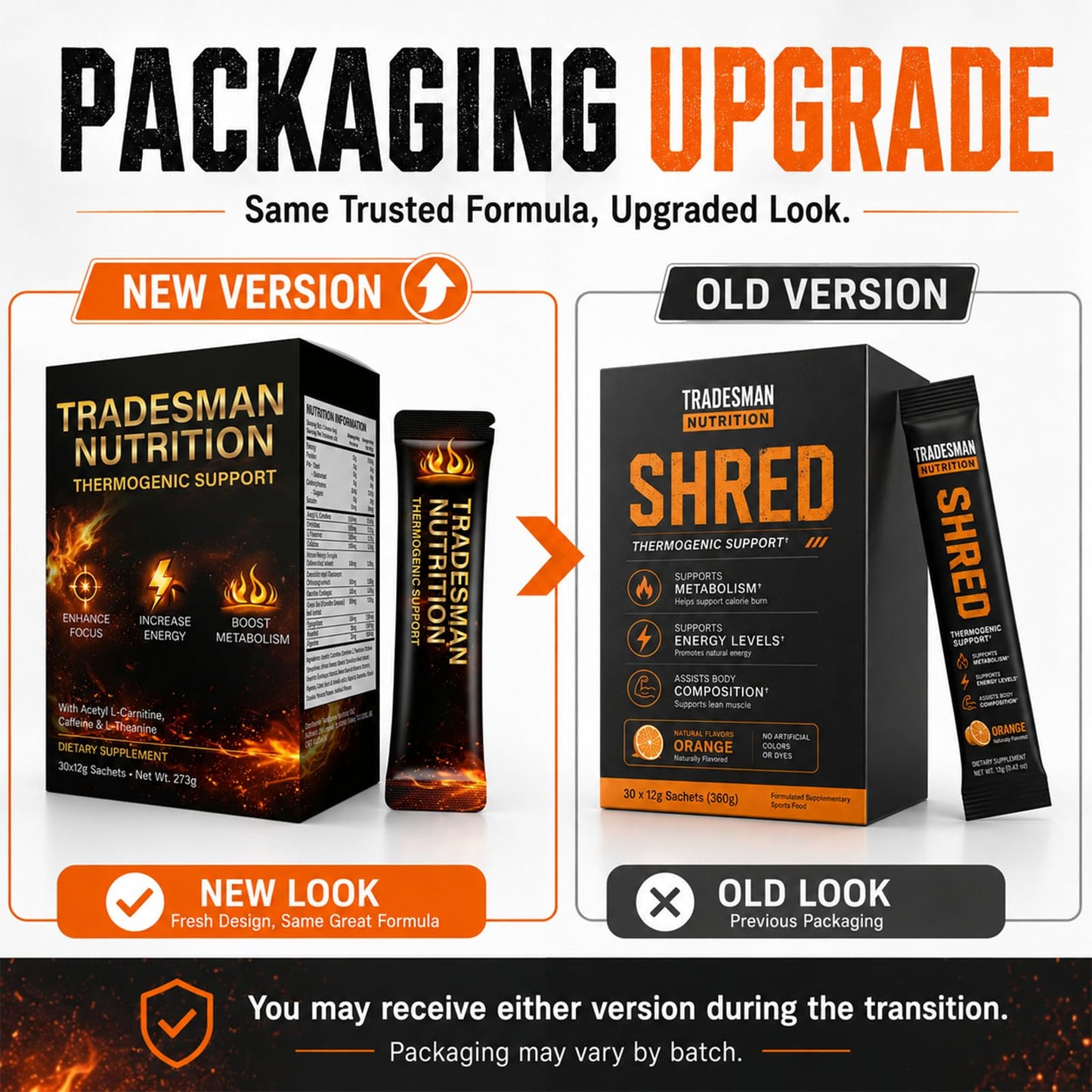 Tradesman Nutrition Shred Energy Drink Powder, 1 Ounce (Pack of 1)