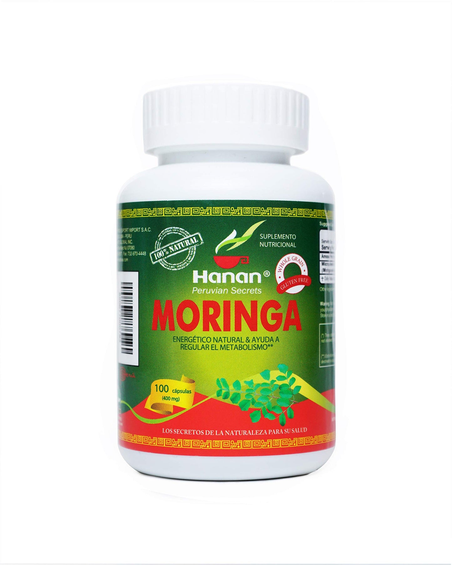 Hanan Moringa Superfood Powder 600 Capsules