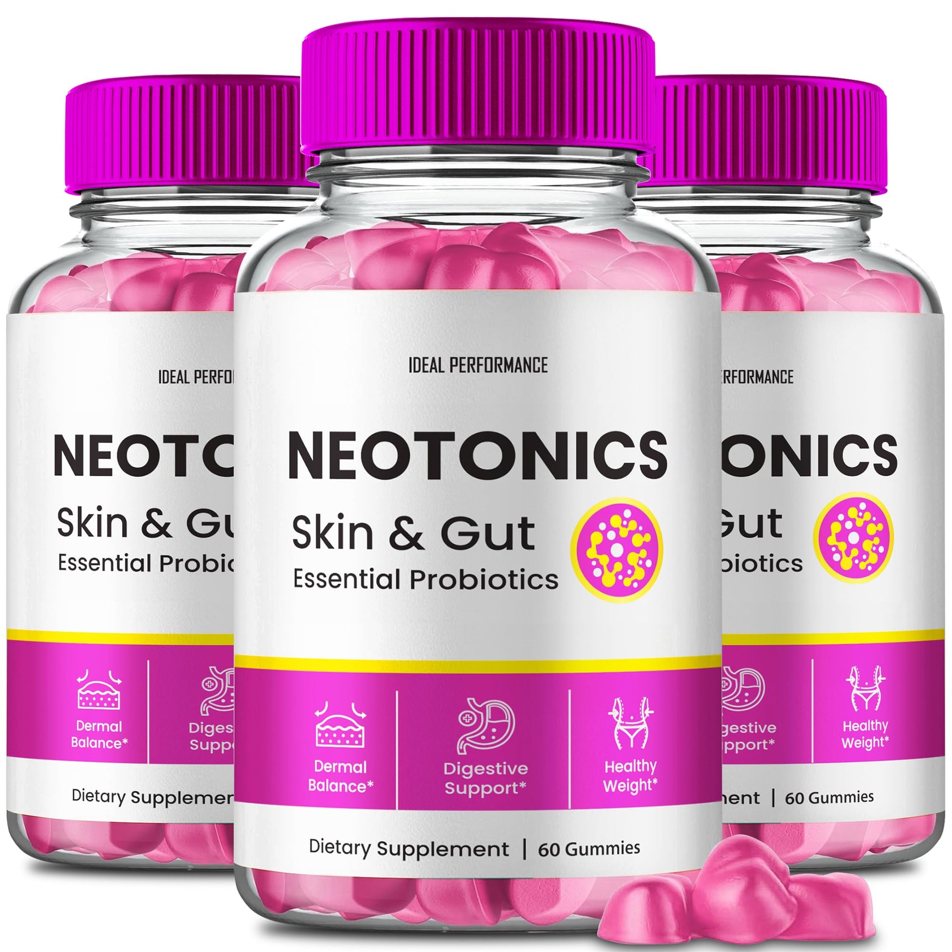Ideal Performance Neotonics Skin and Gut Gummies 180