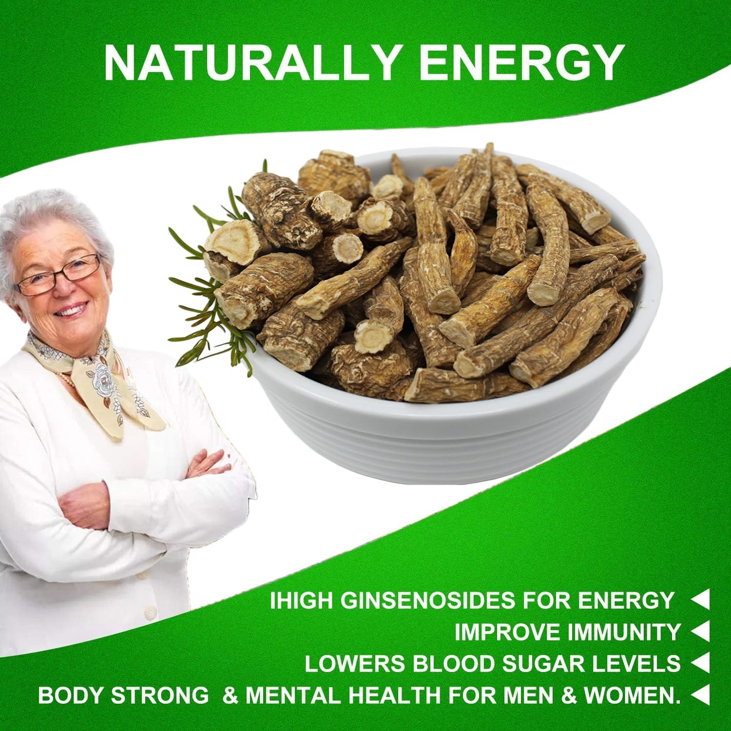DABC OAK LAND Wisconsin American Ginseng Tablets, 4 Count