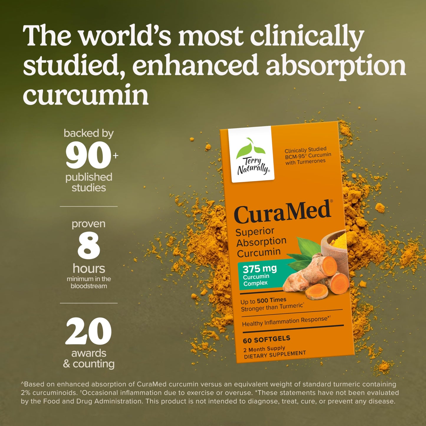 Terry Naturally CuraMed 375mg Softgels 120