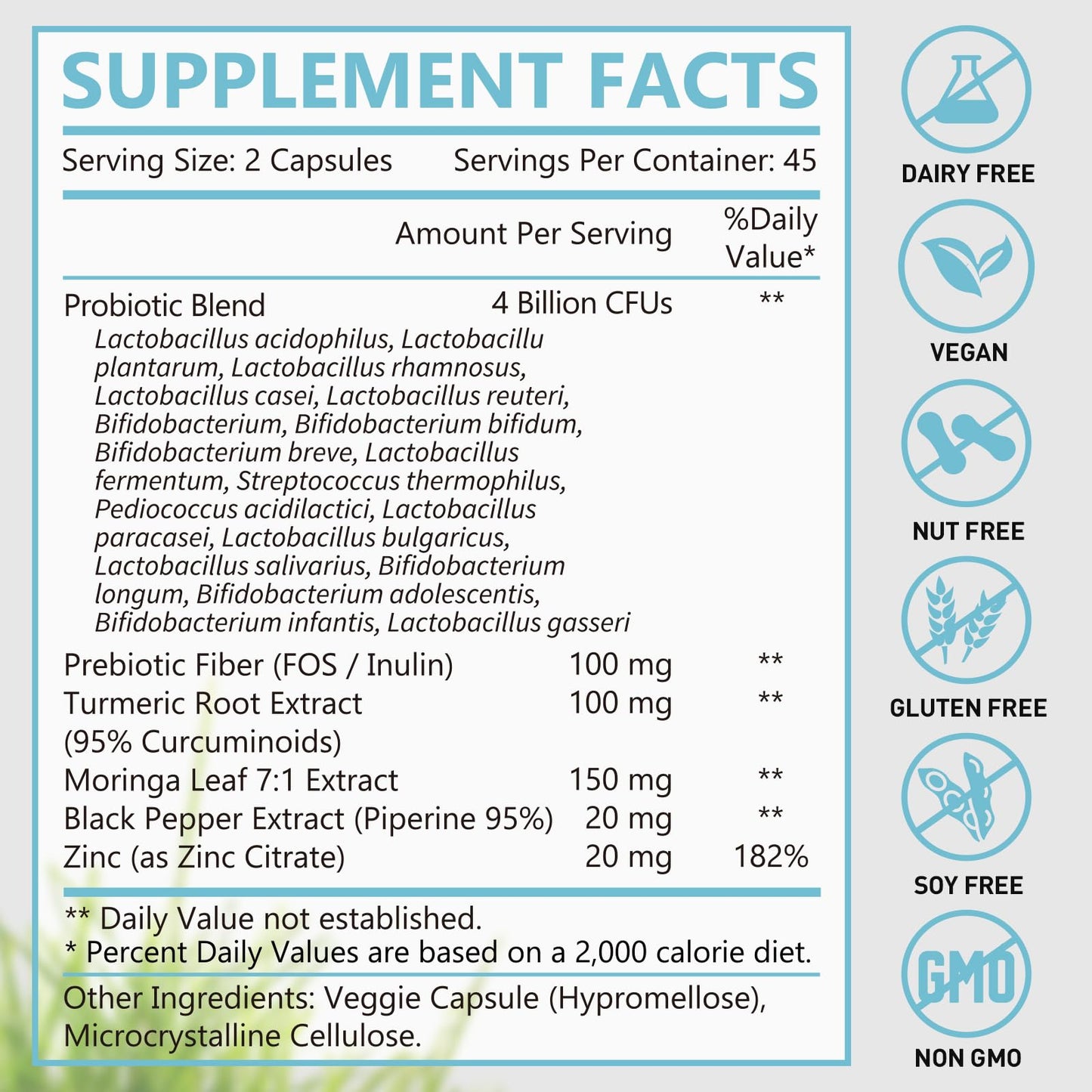 PolePlus Probiotic Supplement for Women & Men Capsule, 90 Vegan Capsules
