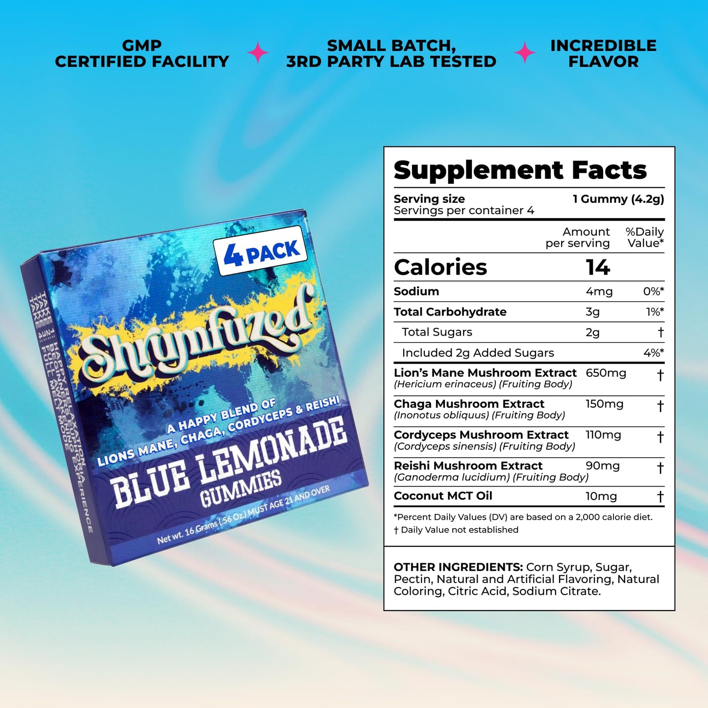 Shrumfuzed Mushroom Gummies 10 Gummies