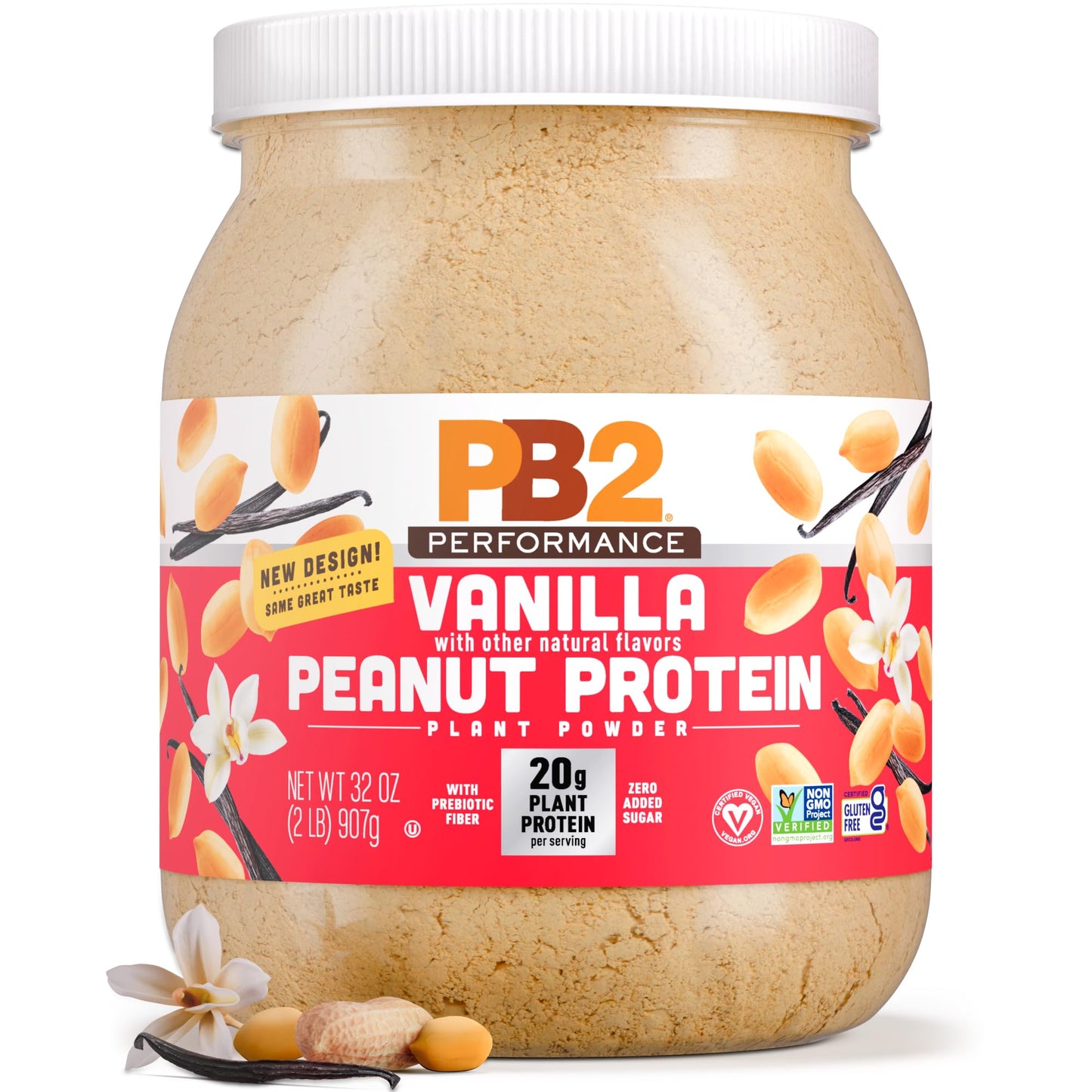 PB2 Performance Peanut Plant Based Vegan Protein Powder 32 Servings