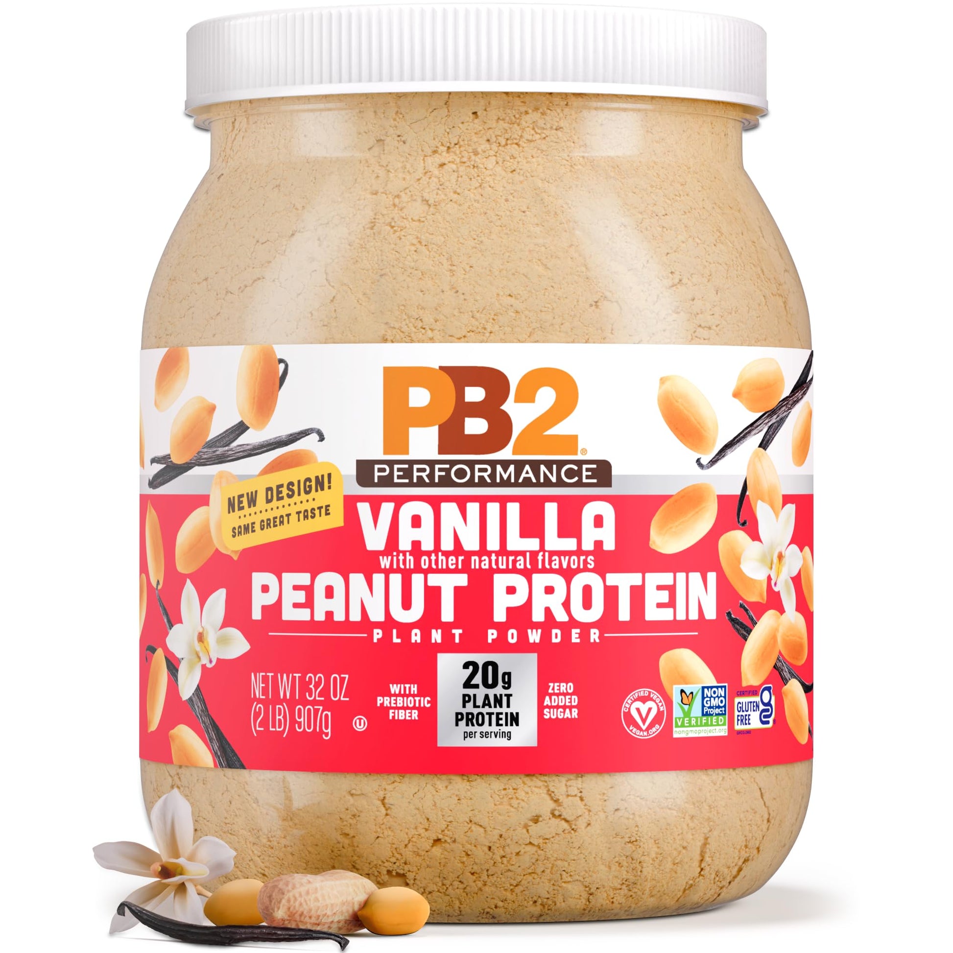 PB2 Performance Peanut Plant Based Vegan Protein Powder 32 Servings