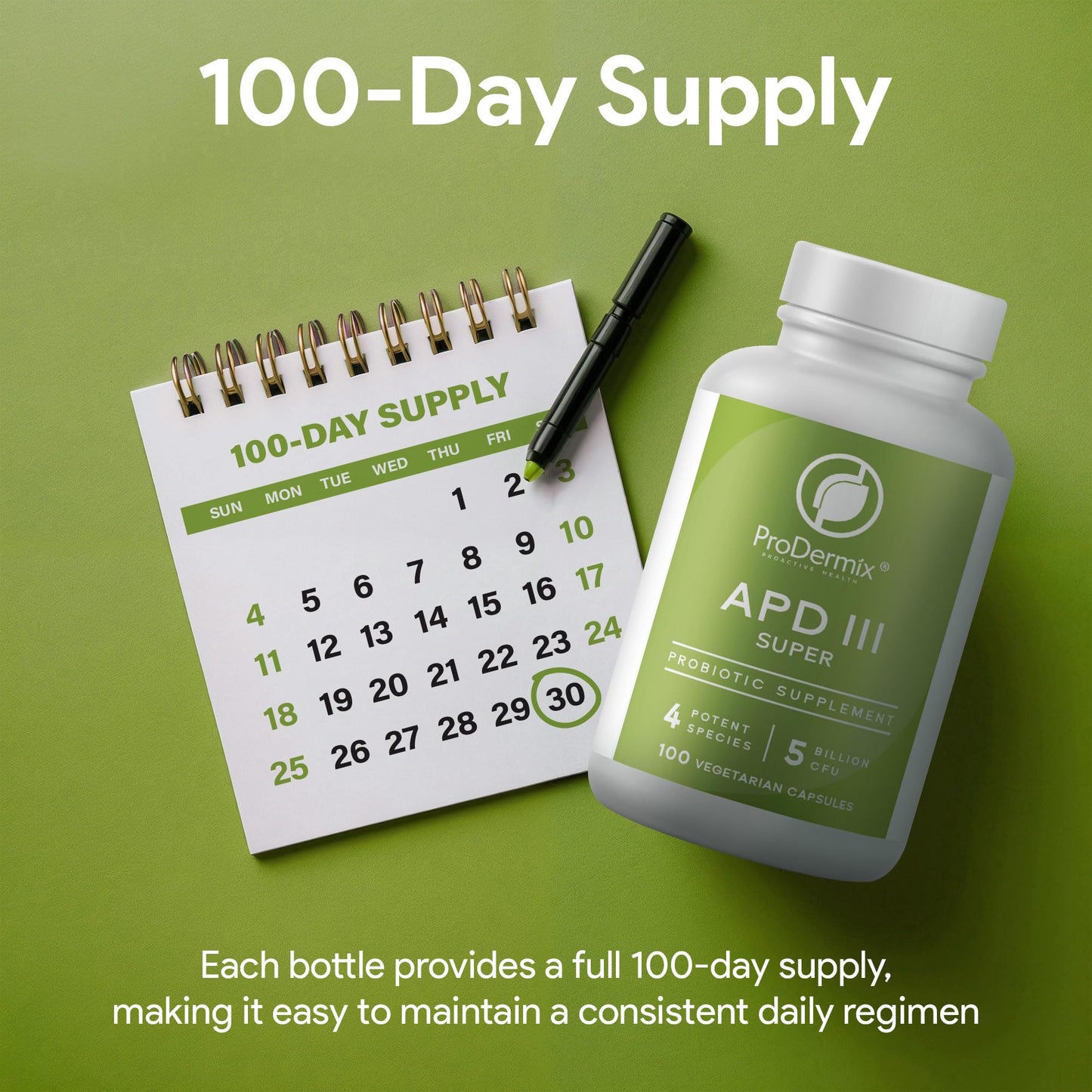 PRODERMIX APD III Probiotic Supplement Capsule 100