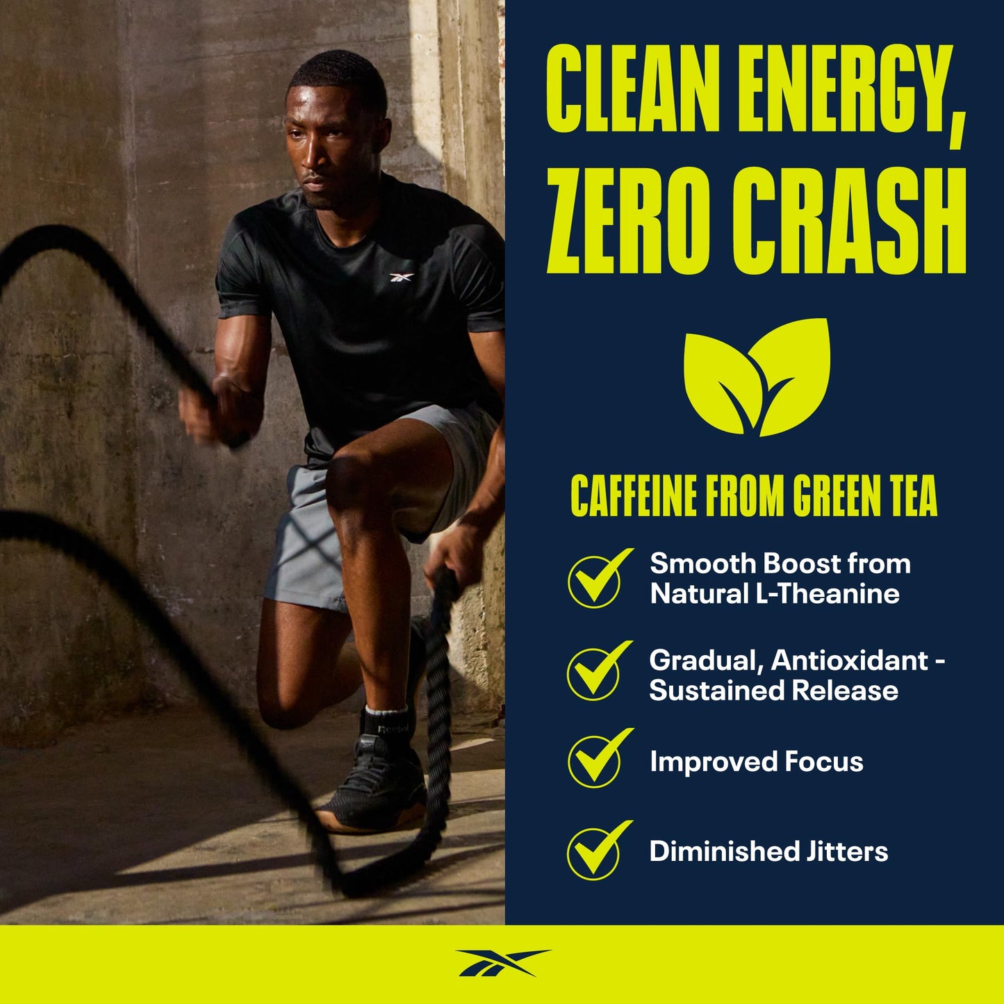 Reebok REEenergize Pre-Workout Powder, 14 Servings