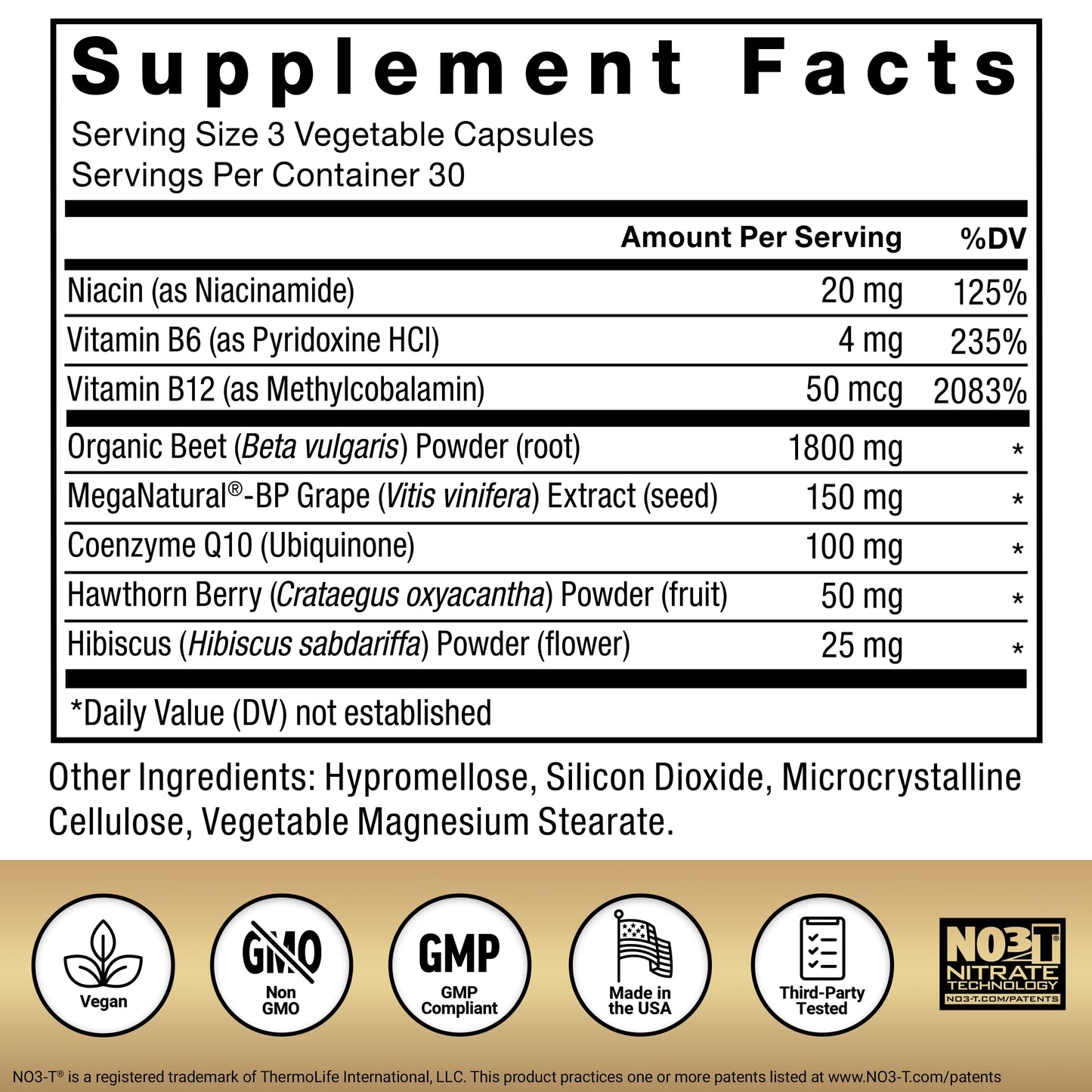 Force Factor Total Beets Heart Health Capsules 90 Count