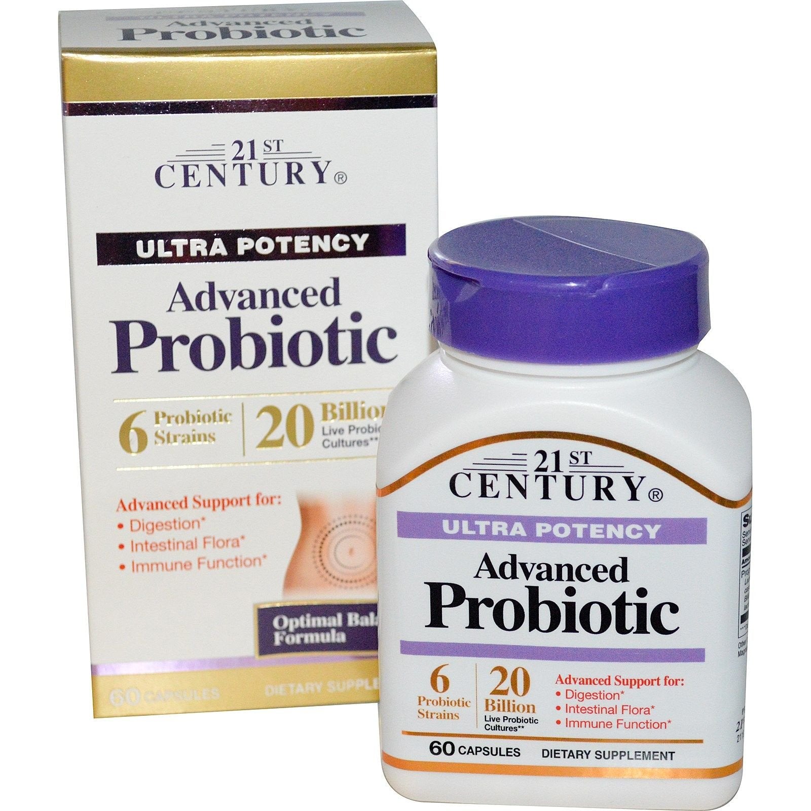 21st Century Ultra Potency Advanced Probiotic 180 Capsules