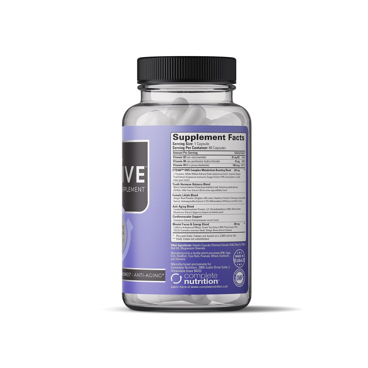 Complete Nutrition CTS360 Vive for Women Capsules, 60 Count