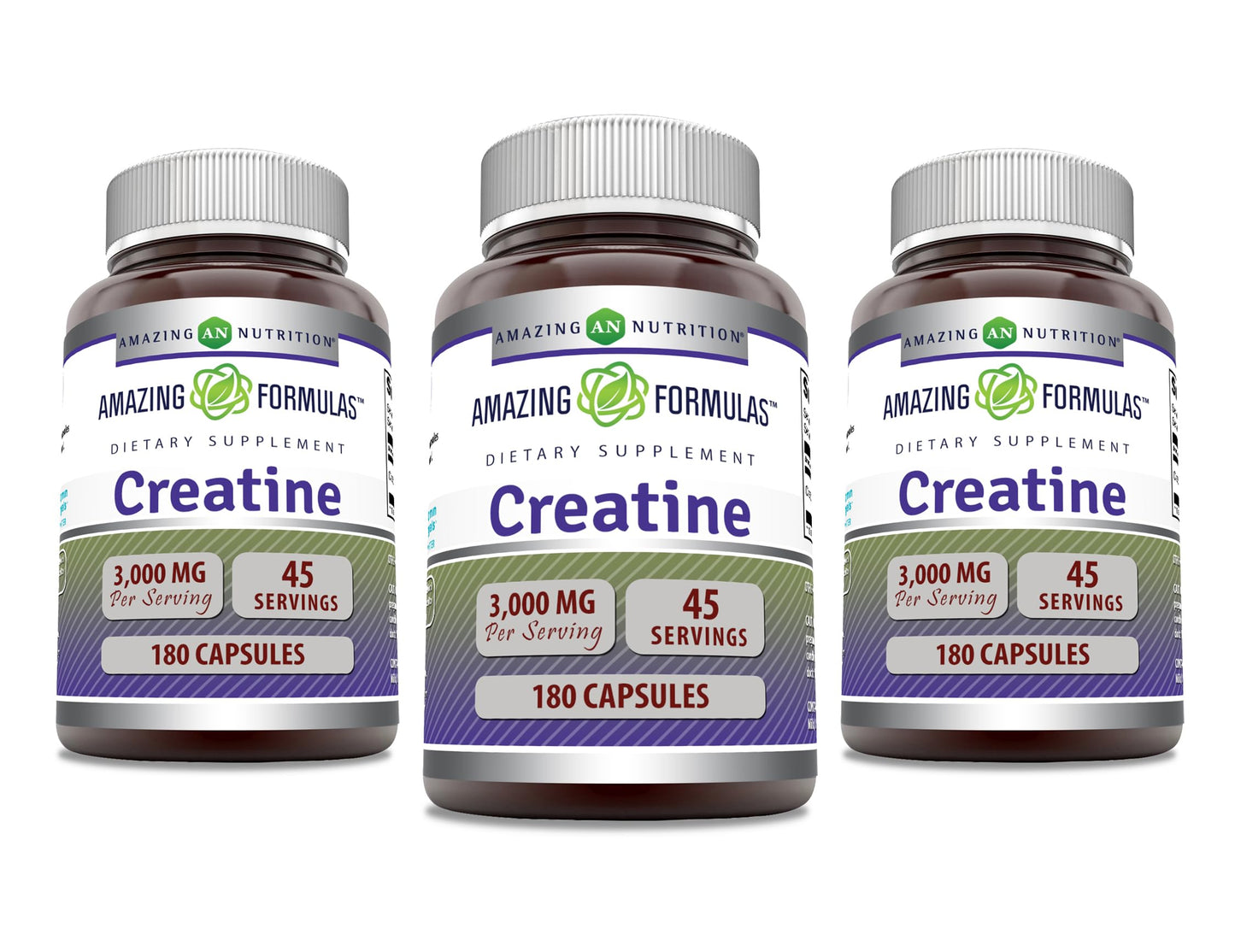 Amazing Nutrition Creatine Monohydrate 3000 Mg Per Serving Capsules 1 Count