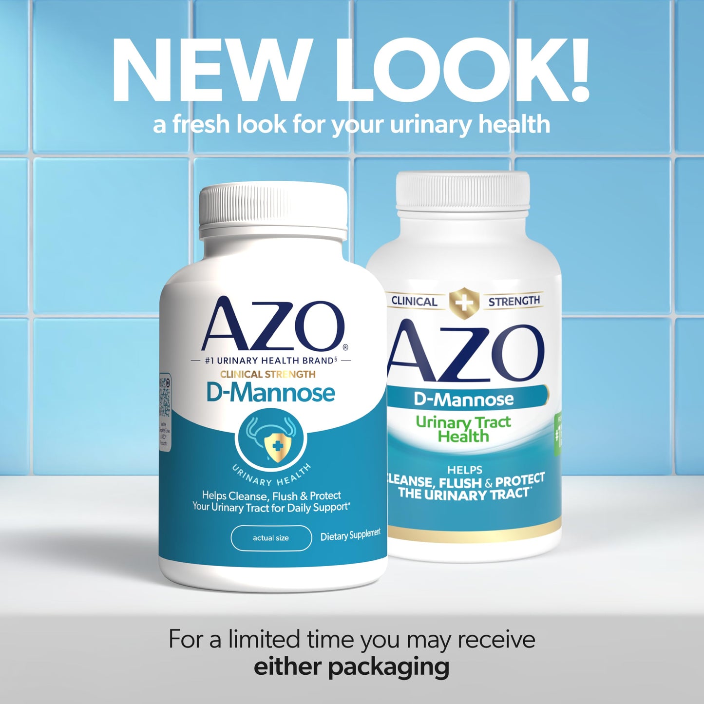 AZO D Mannose Urinary Tract Health Capsules 120 Count