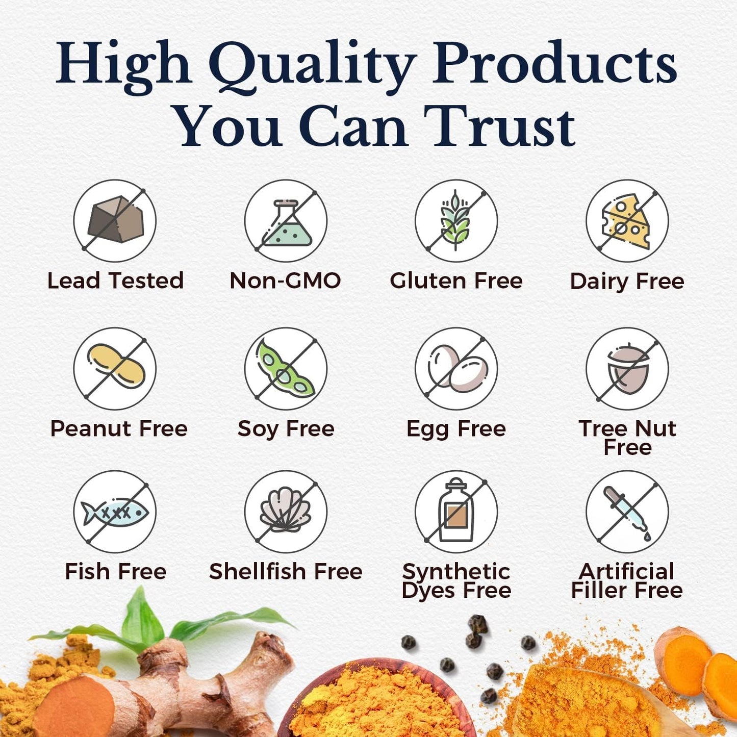 Vitalitown Turmeric Curcumin Root + Black Pepper Capsule, 90 Count