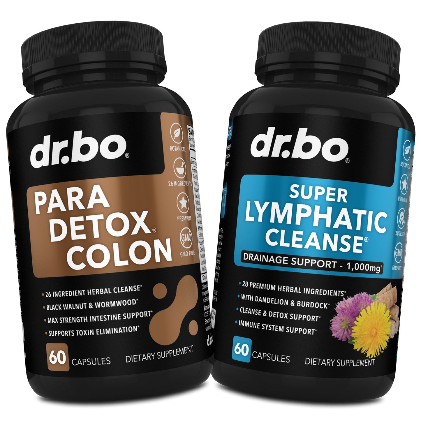 DR. BO Colon Cleanse Body Detox & Lymphatic Drainage Powder