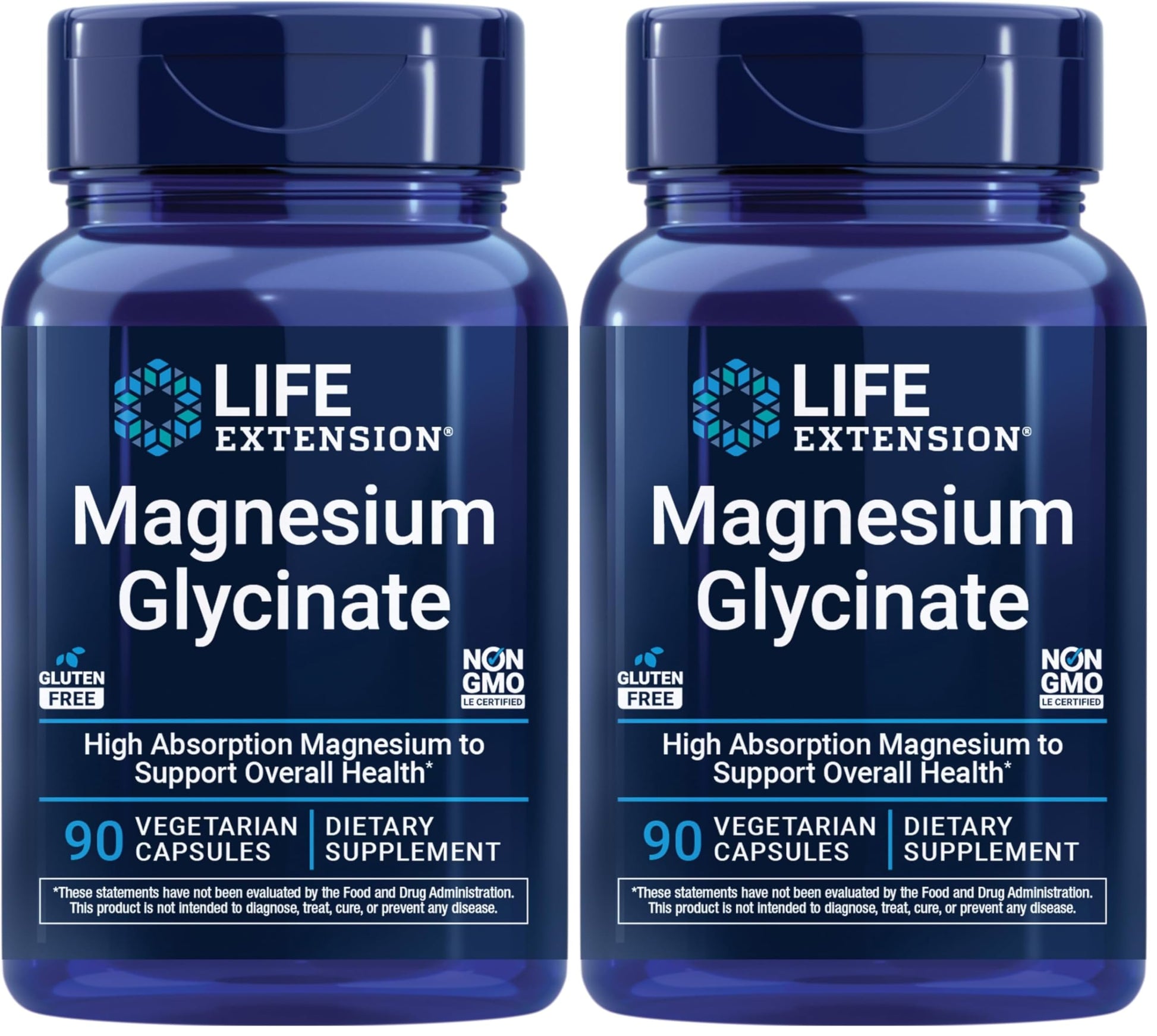 Life Extension Magnesium Glycinate Capsules, 180 Count