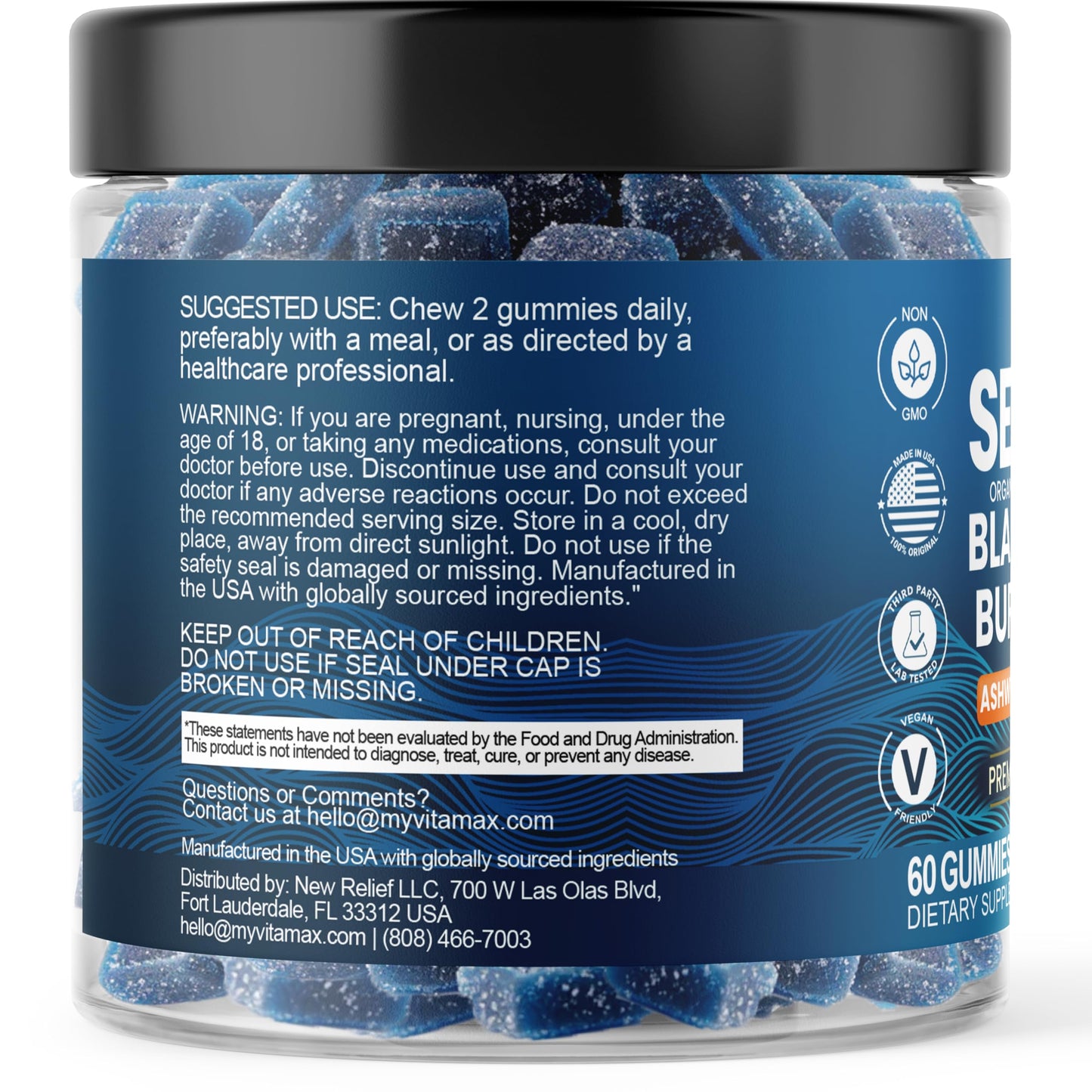 Vitamax Irish Sea Moss Gummies, 60 Gummies