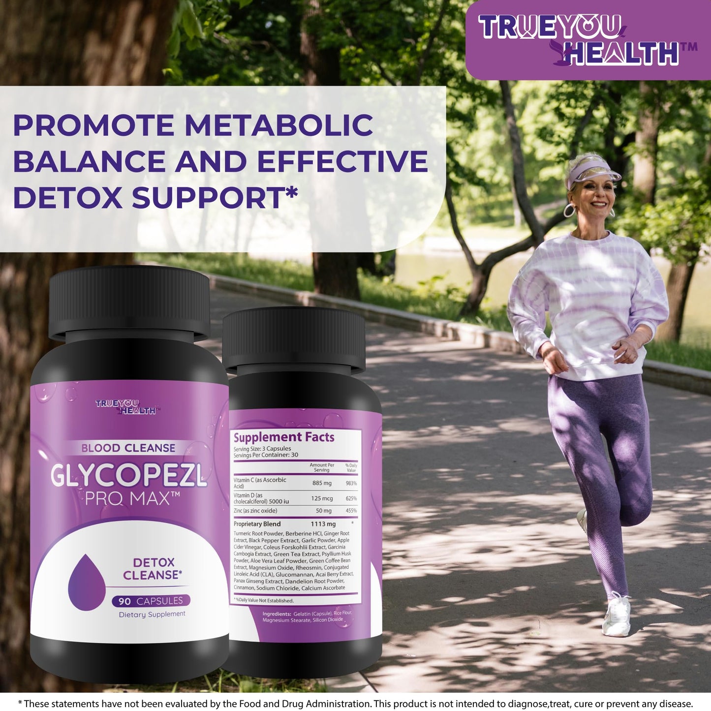 True You Health Glycopezl Pro Max 90 Capsules