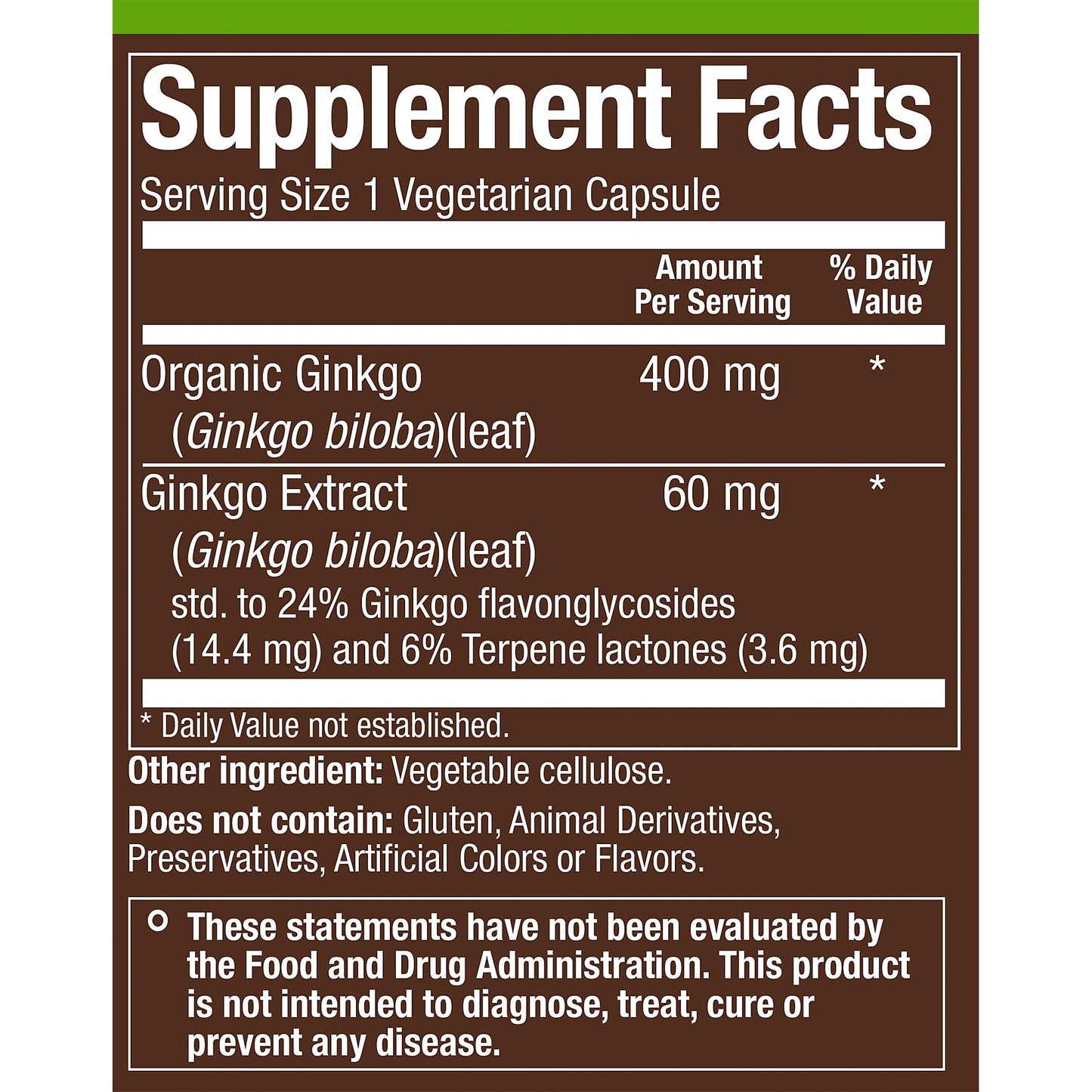 plnt Gingko Full Spectrum, Supports Memory & Mental Clarity 60 Capsules