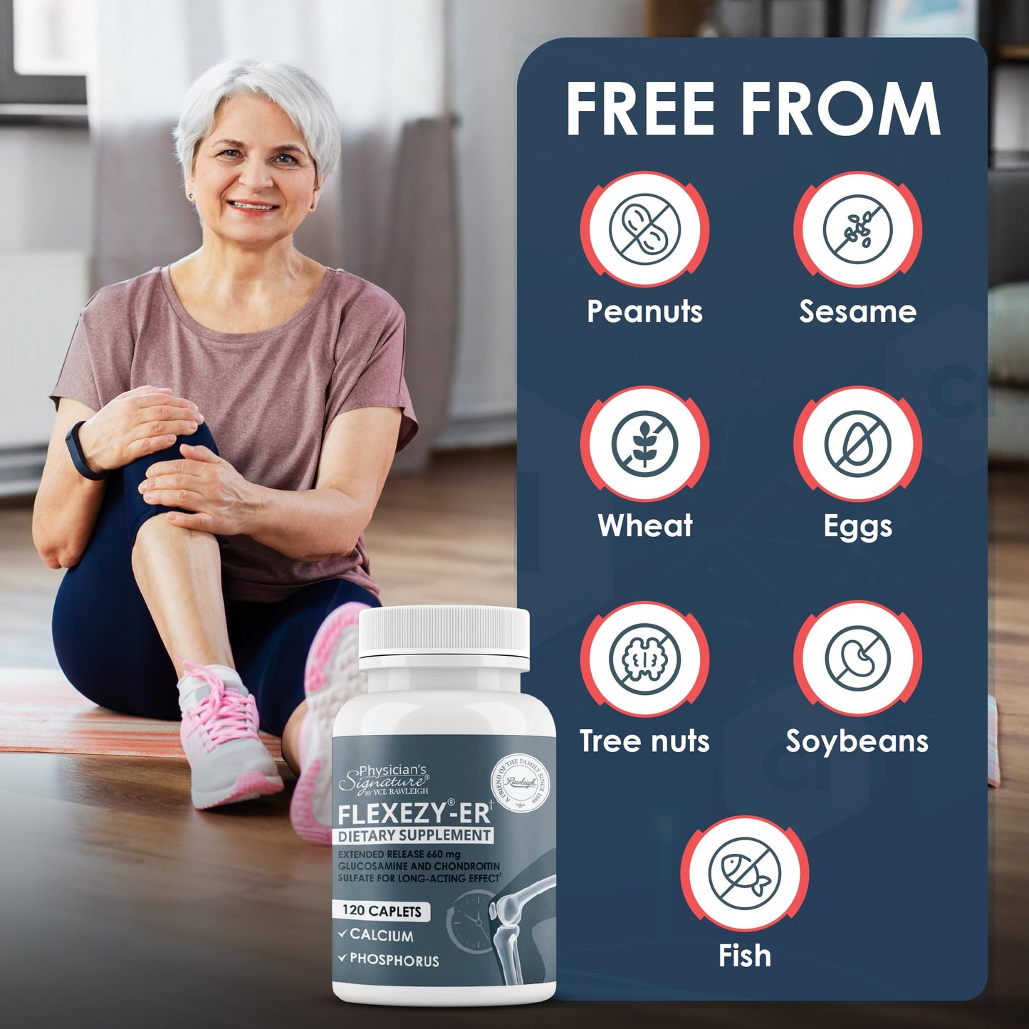 Rawleigh Flexezy-ER Caplets 120 Count