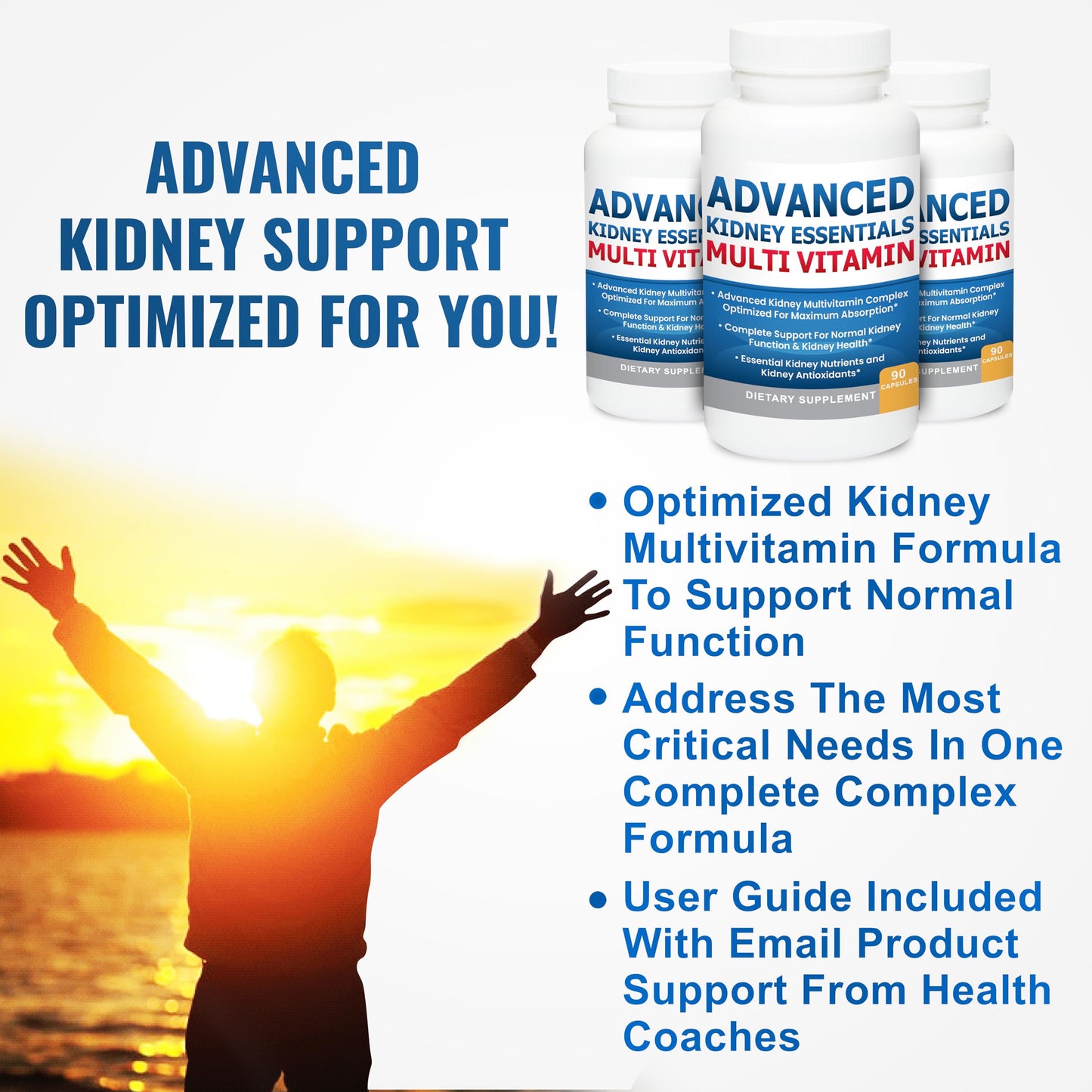 Kidney Restore Advanced Kidney Essentials Multivitamin 30 Capsules