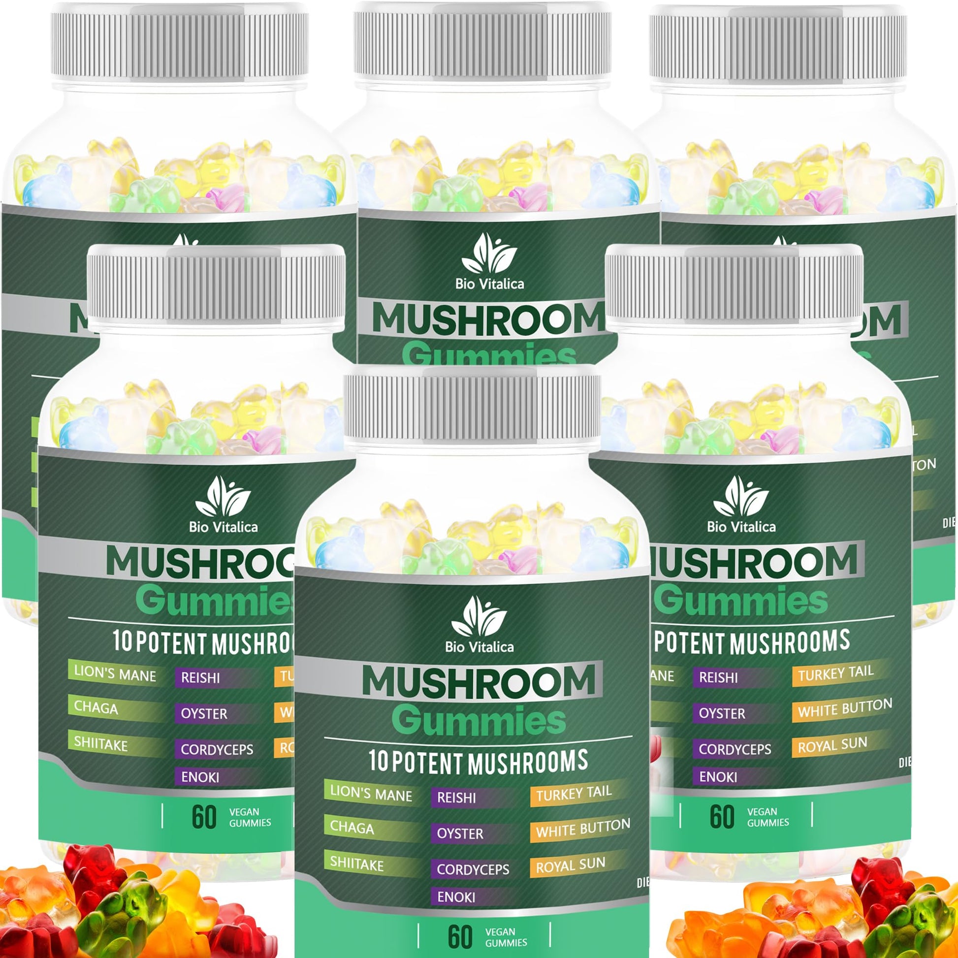 BIO VITALICA Mushroom Gummies 360 Gummies