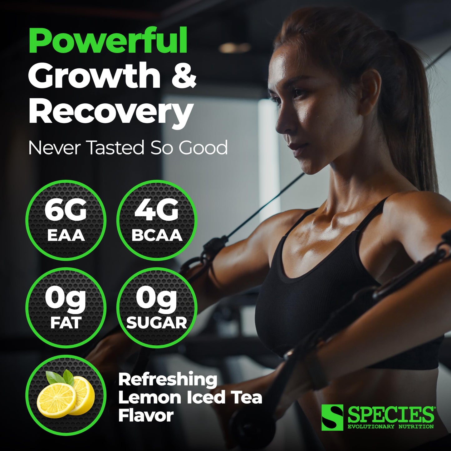 Species Nutrition Amino Evolved EAA & BCAA Powder, 13.54 Ounce