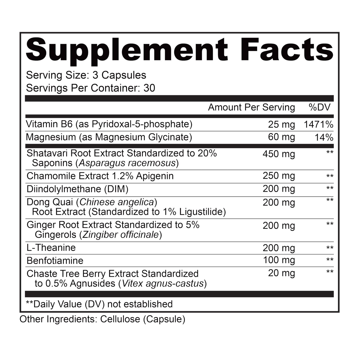 LIVELY VITAMIN CO Get Even Women's Hormonal Balance Blend Capsules 90 Count