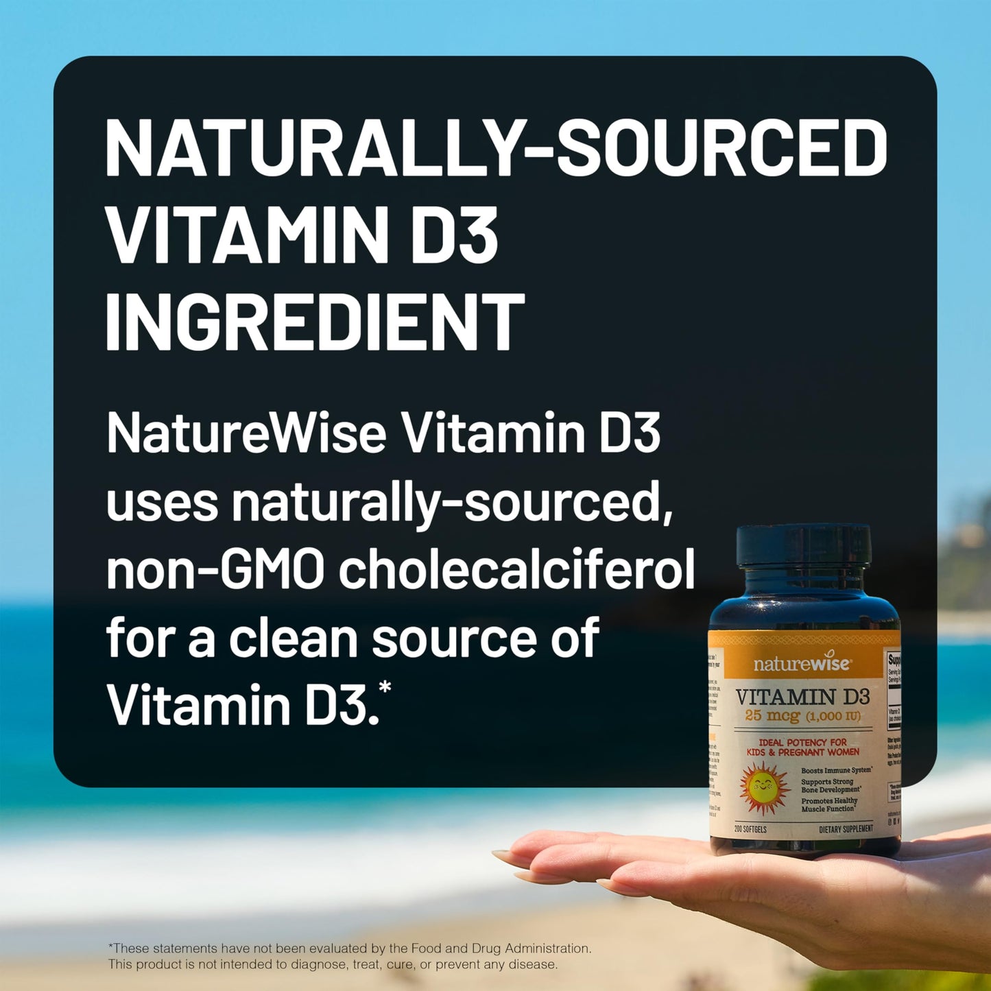 NatureWise Vitamin D3 1000iu (25 mcg) Softgel 30 Count